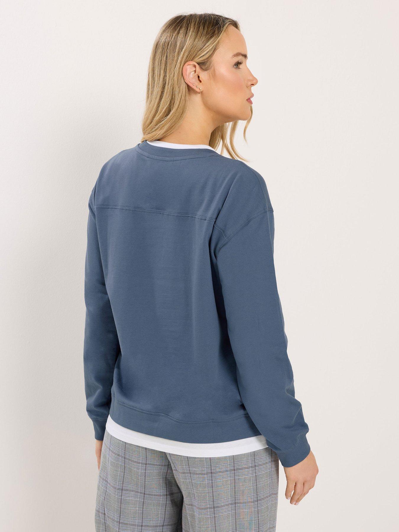 long-tall-sally-faux-layer-top-bluestillFront