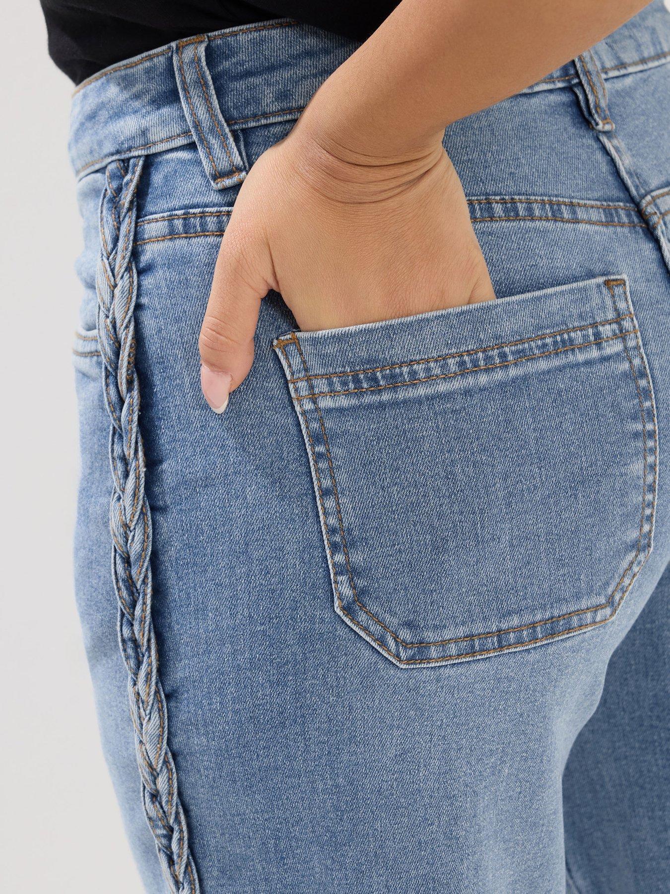 pixiegirl-petite-plait-side-wide-leg-stretch-jeanoutfit