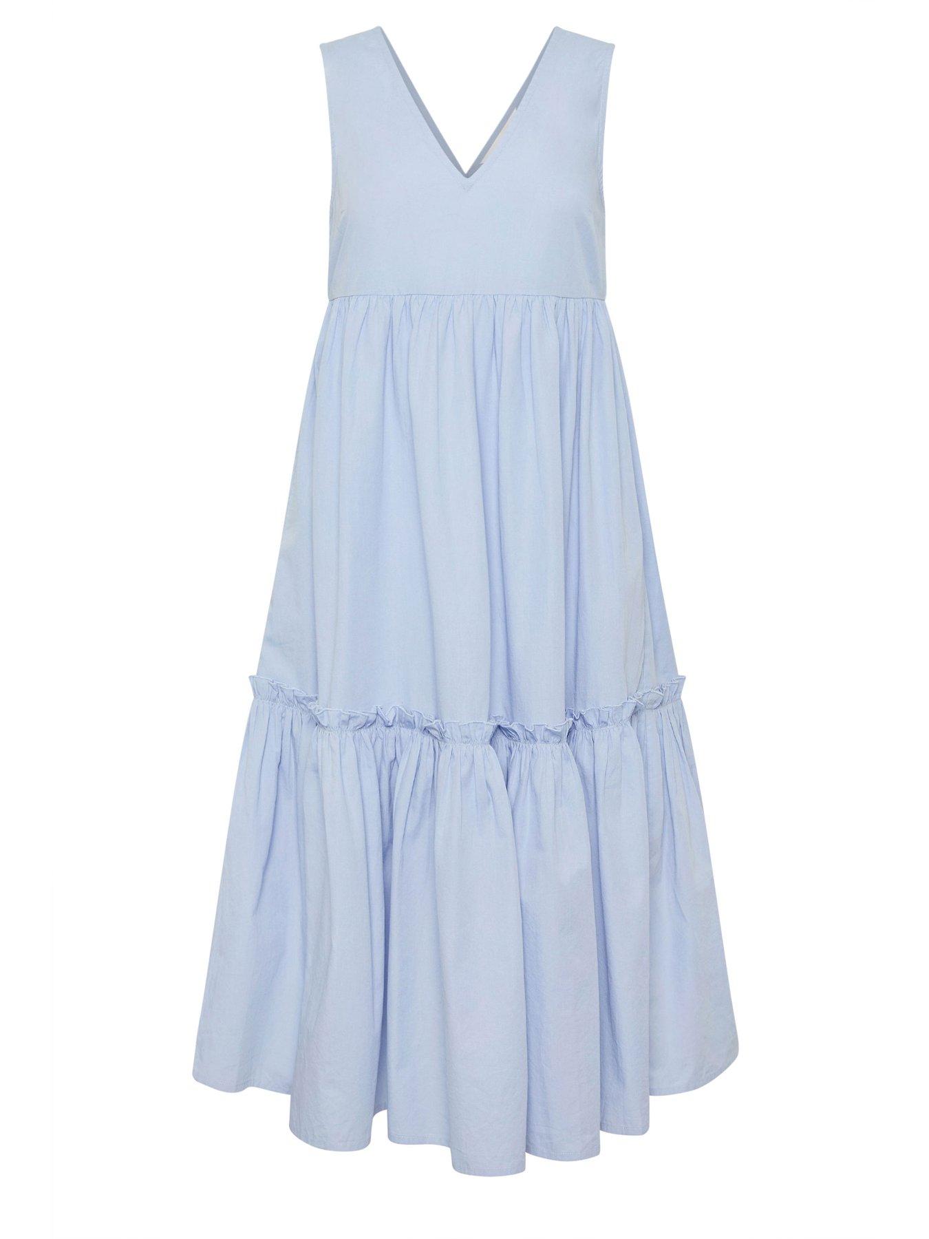pixiegirl-petite-frill-tiered-midi-dress-bluedetail