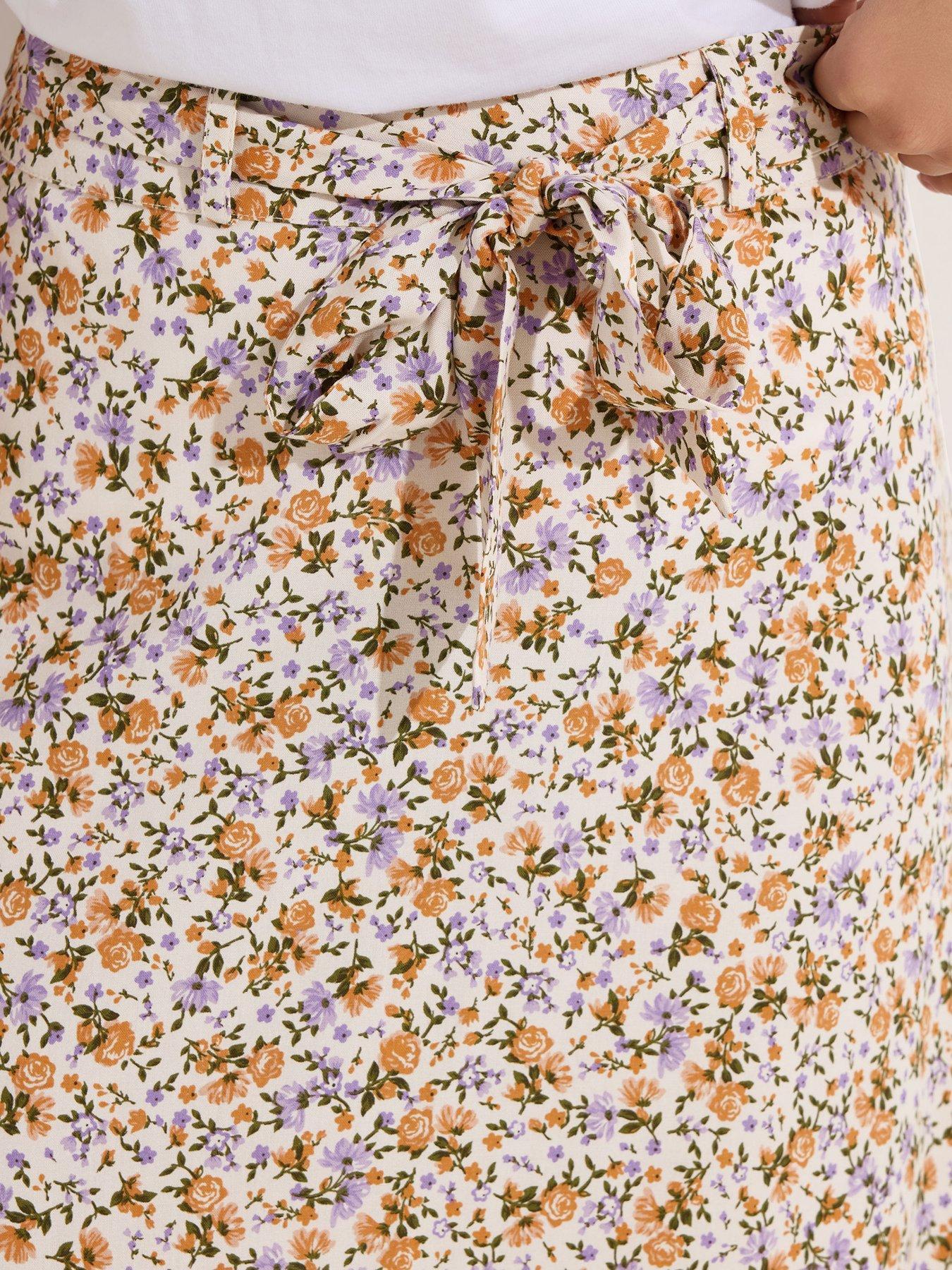 pixiegirl-petite-ditsy-belted-midi-skirt-purpleoutfit