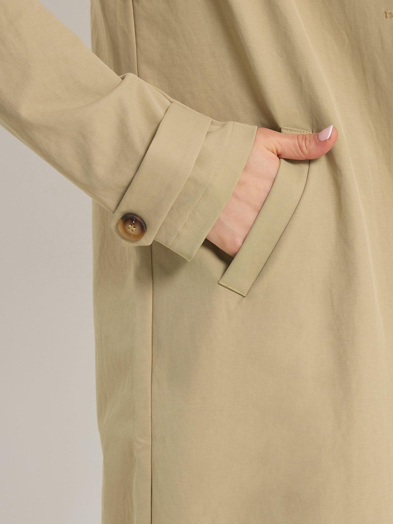 Image 4 of 5 of Long Tall Sally Tall Button Car Coat - Cream
