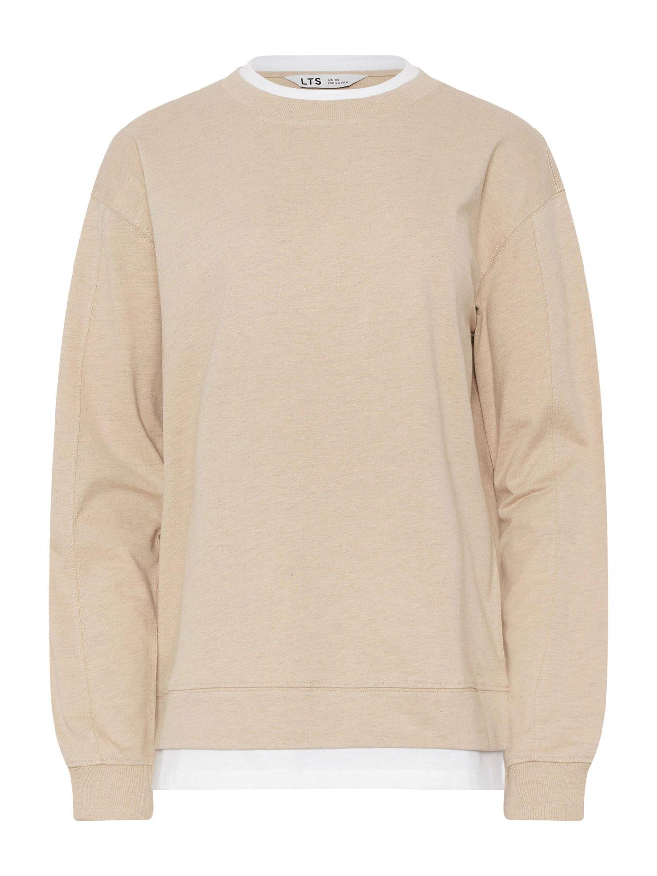 long-tall-sally-faux-layer-top-creamdetail