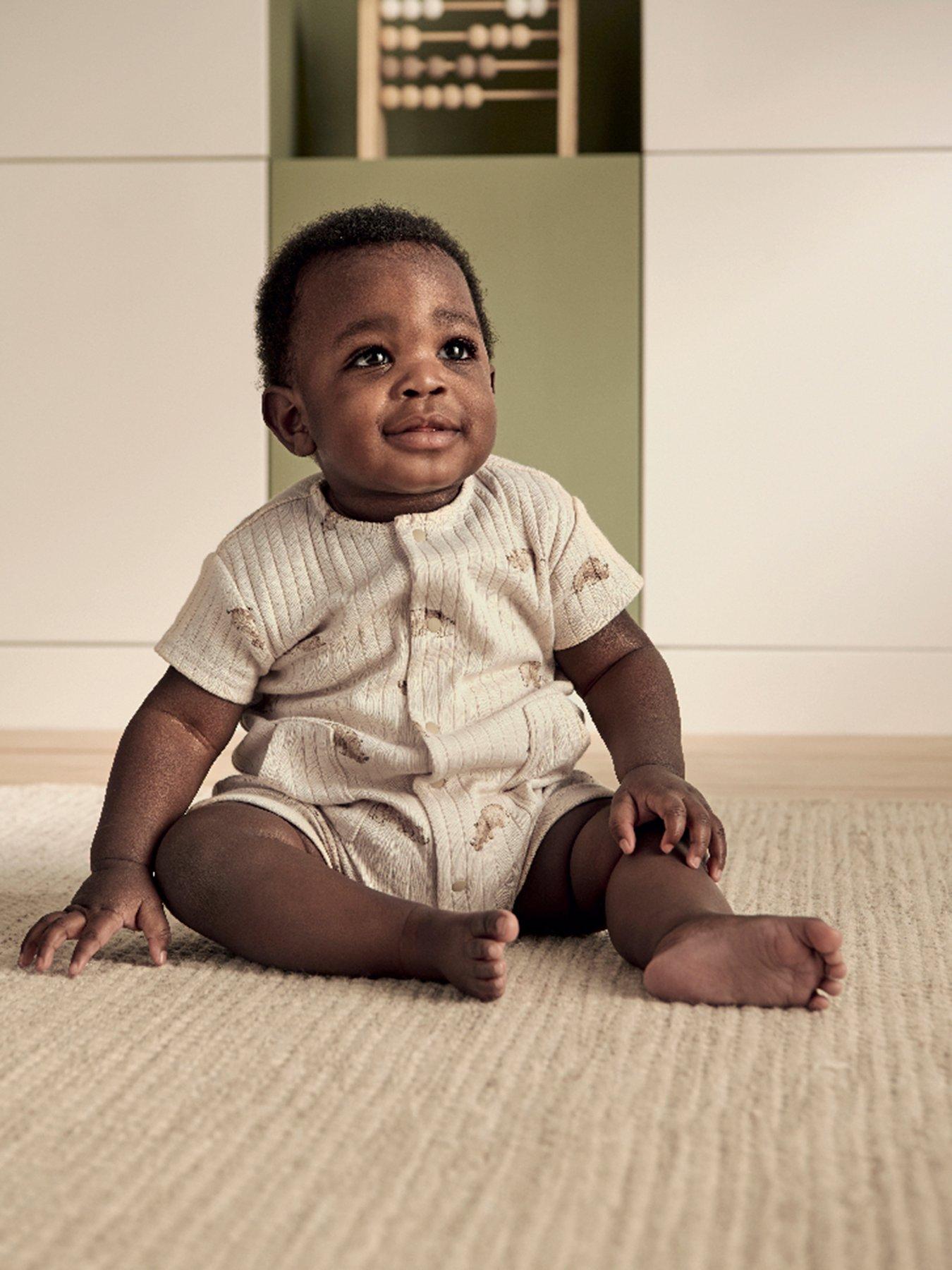 mamas-papas-baby-boys-rhino-print-ribbed-jersey-romper-beige
