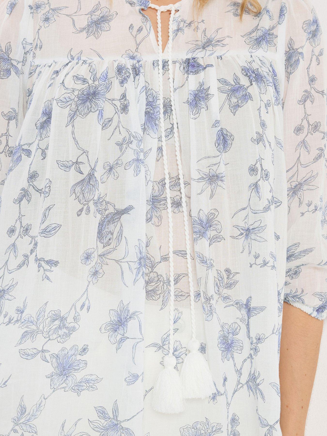long-tall-sally-floral-tassel-tie-blouse-blueoutfit