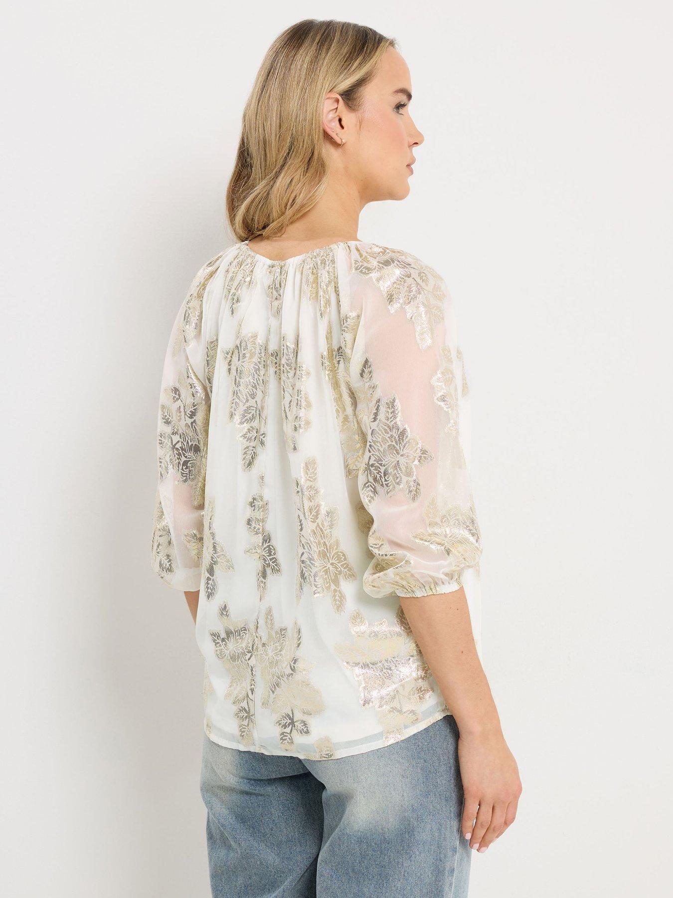long-tall-sally-metallic-boho-blouse-whitestillFront