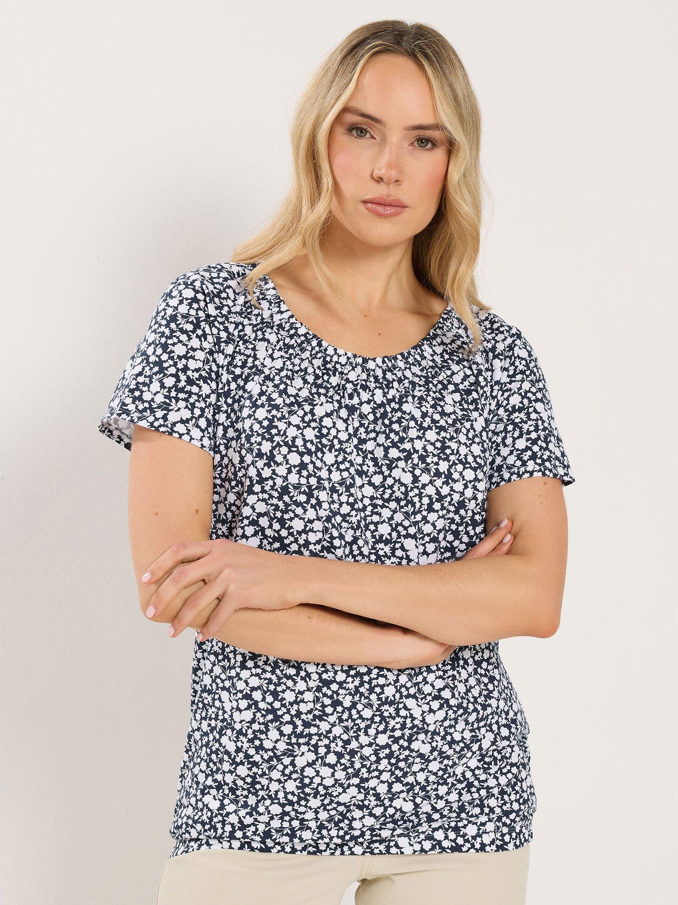 long-tall-sally-bubble-hem-t-shirt-bluefront