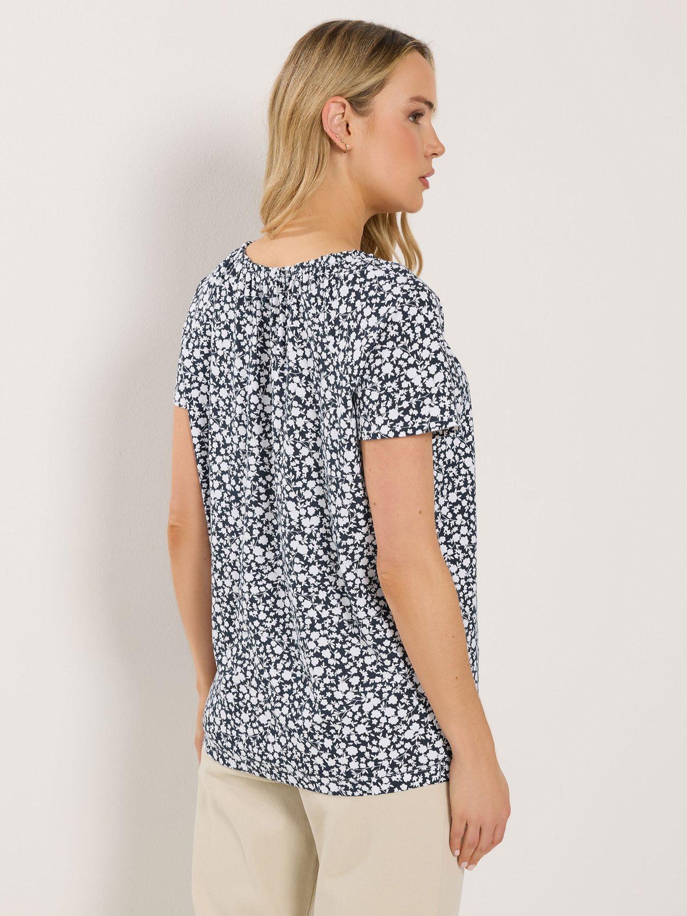 long-tall-sally-bubble-hem-t-shirt-bluestillFront