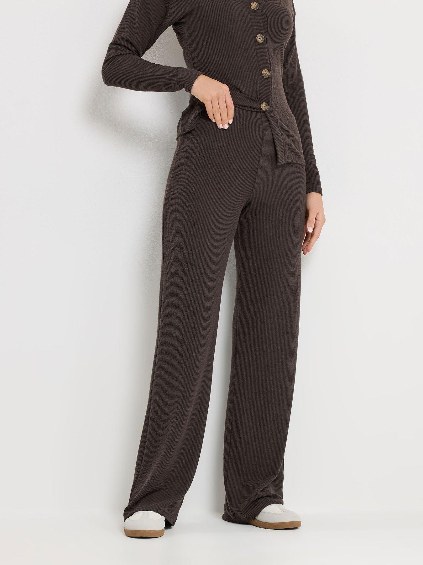 long-tall-sally-wide-leg-trouser-brownfront