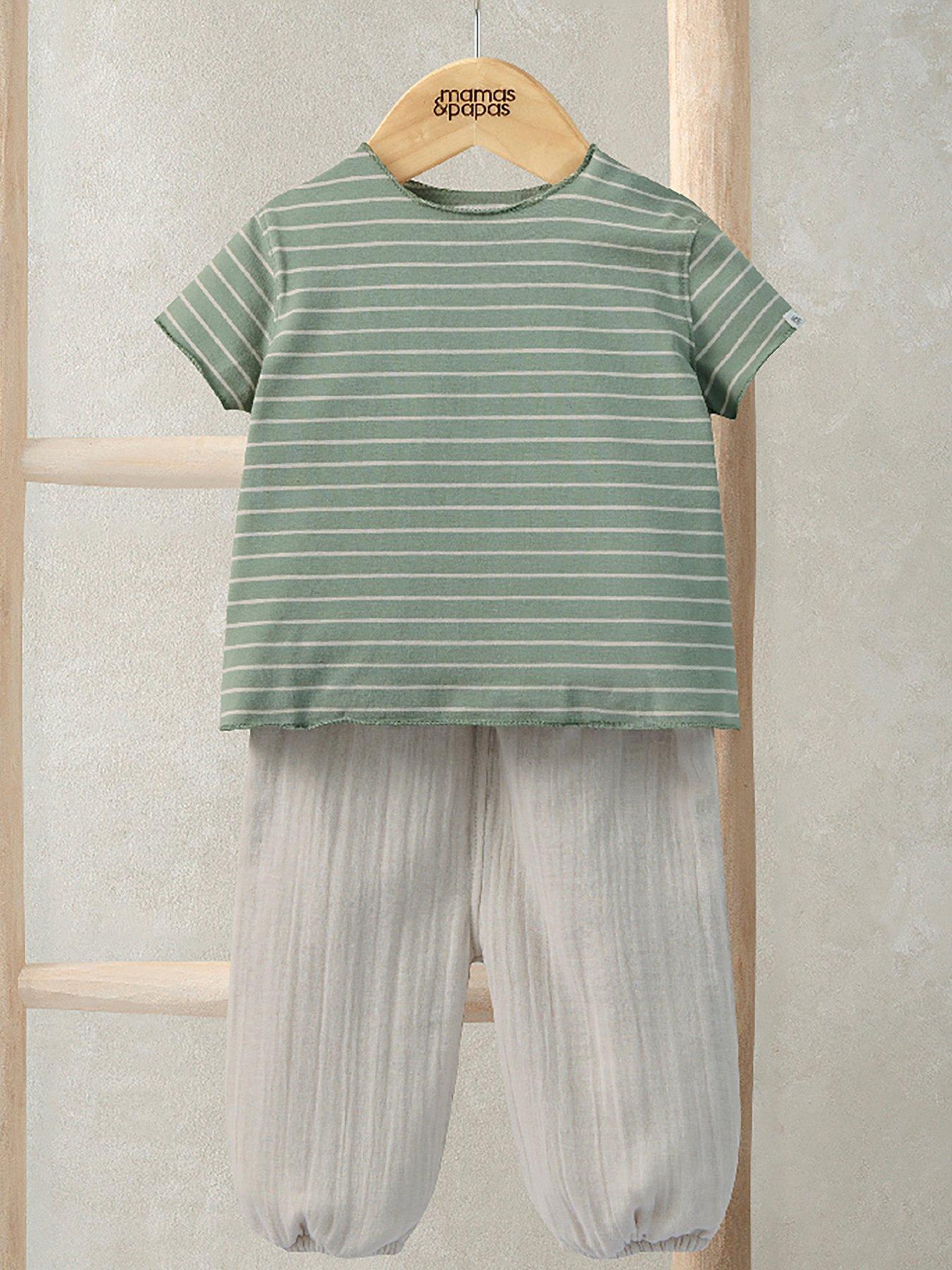 mamas-papas-baby-boys-stripe-tee-amp-trouser-set-blue
