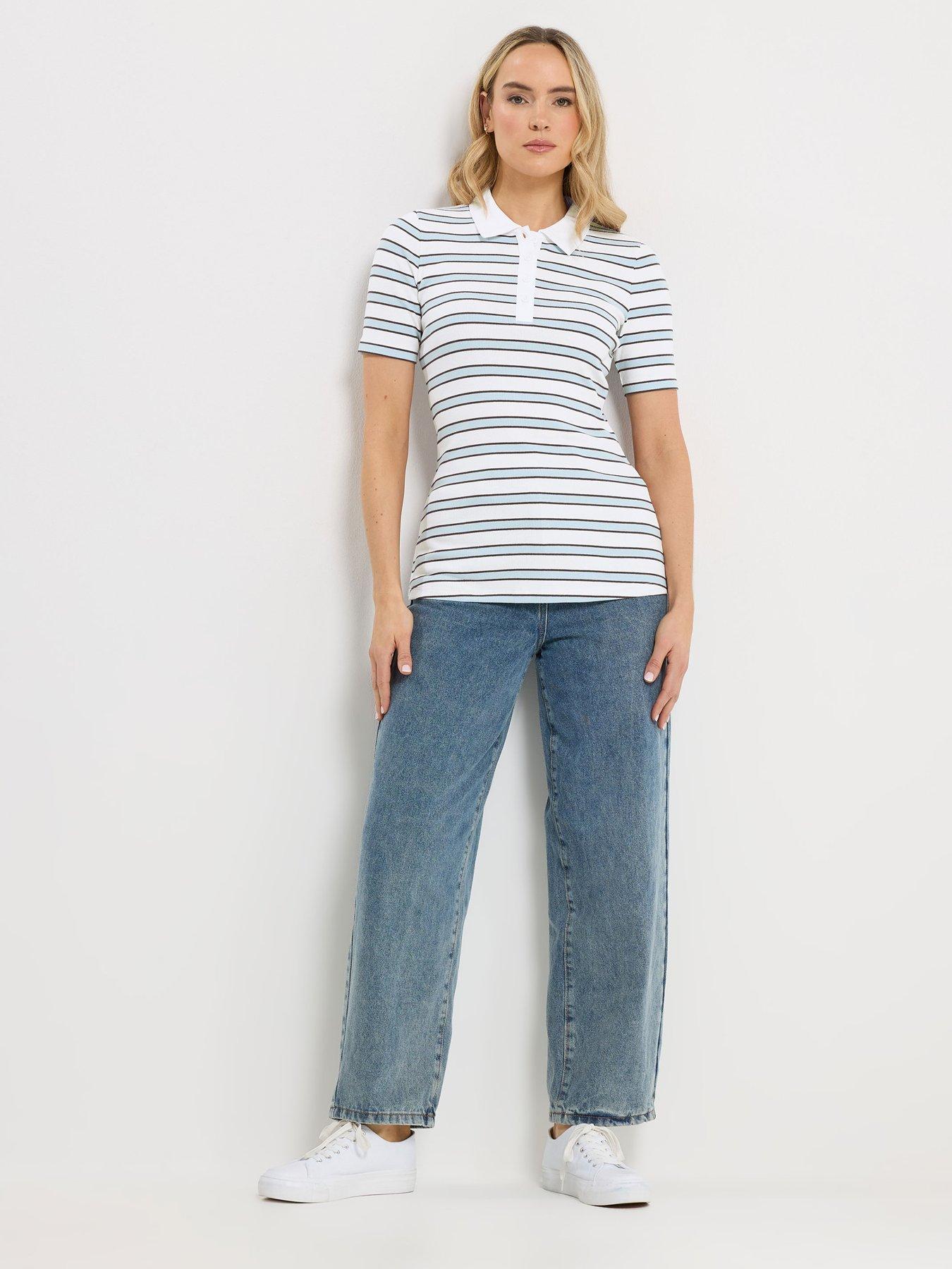 long-tall-sally-tall-stripe-polo-t-shirt-whiteback