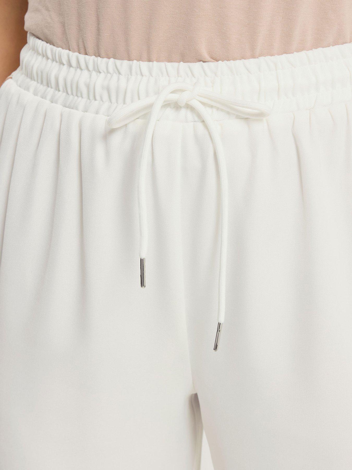 Image 4 of 5 of Long Tall Sally Side Stripe Wide Leg Trouser 36" - Cream
