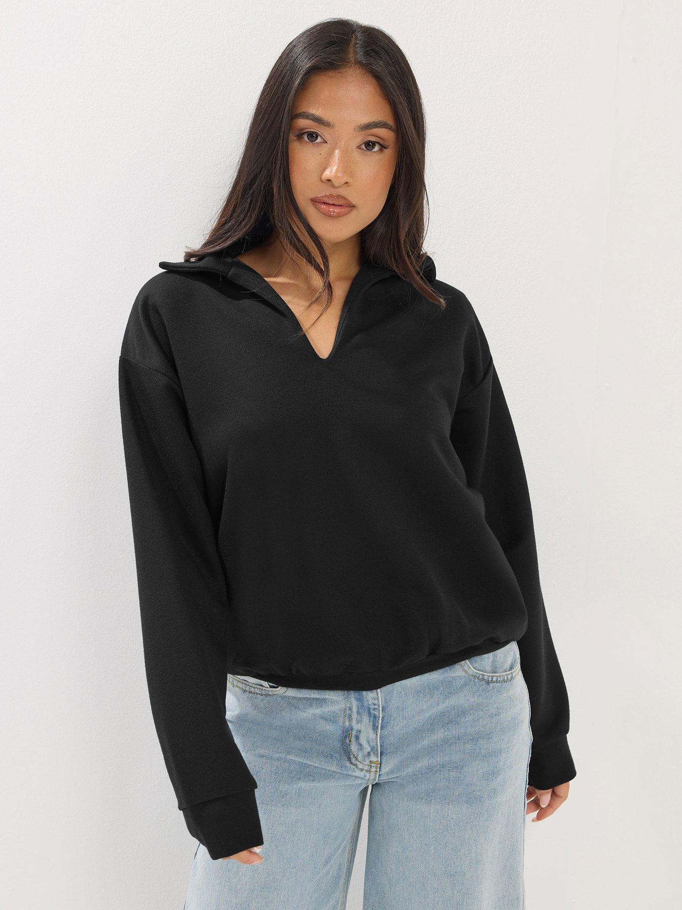 pixiegirl-petite-oversized-collared-sweatshirt-blackfront