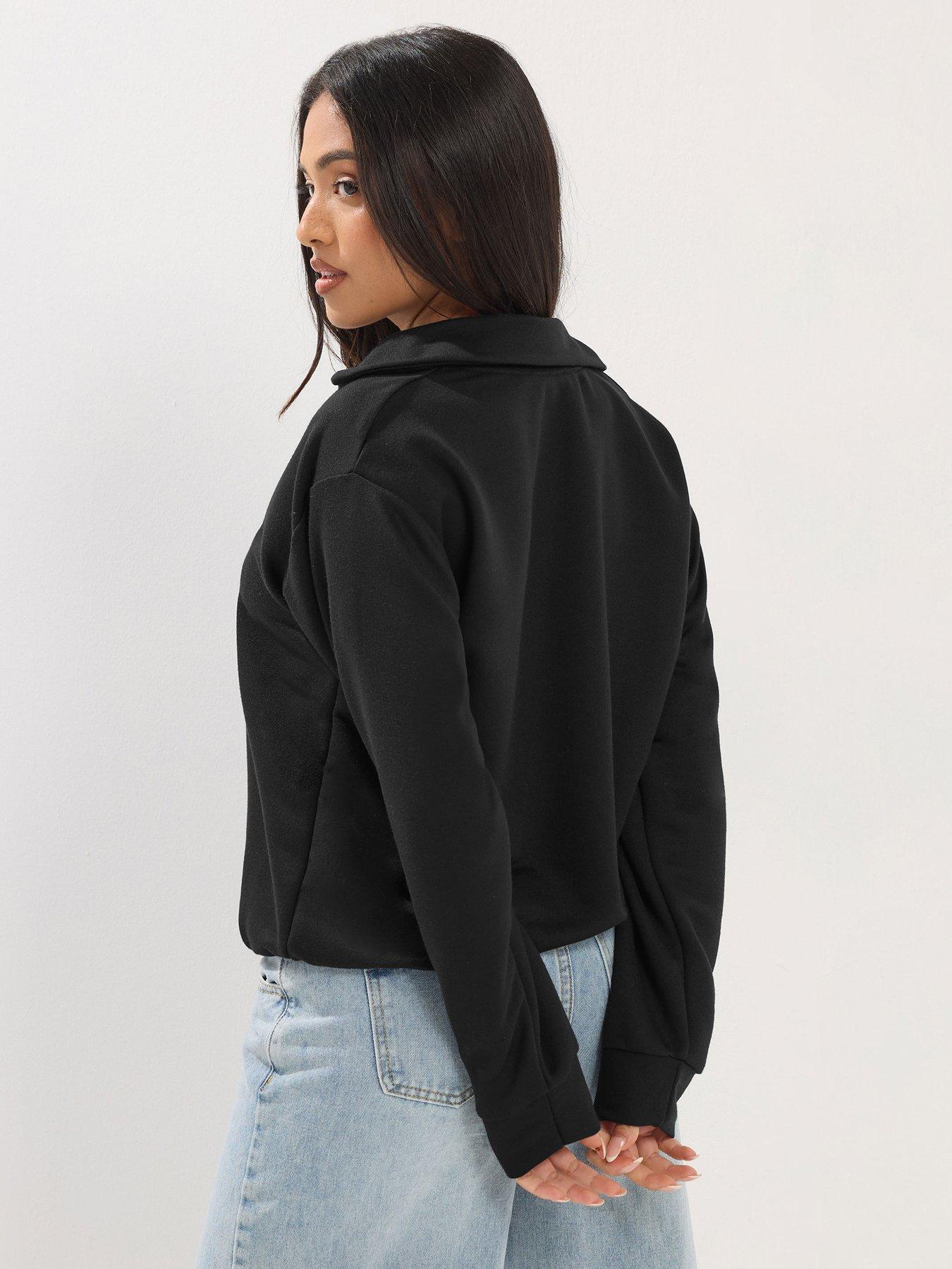 pixiegirl-petite-oversized-collared-sweatshirt-blackstillFront