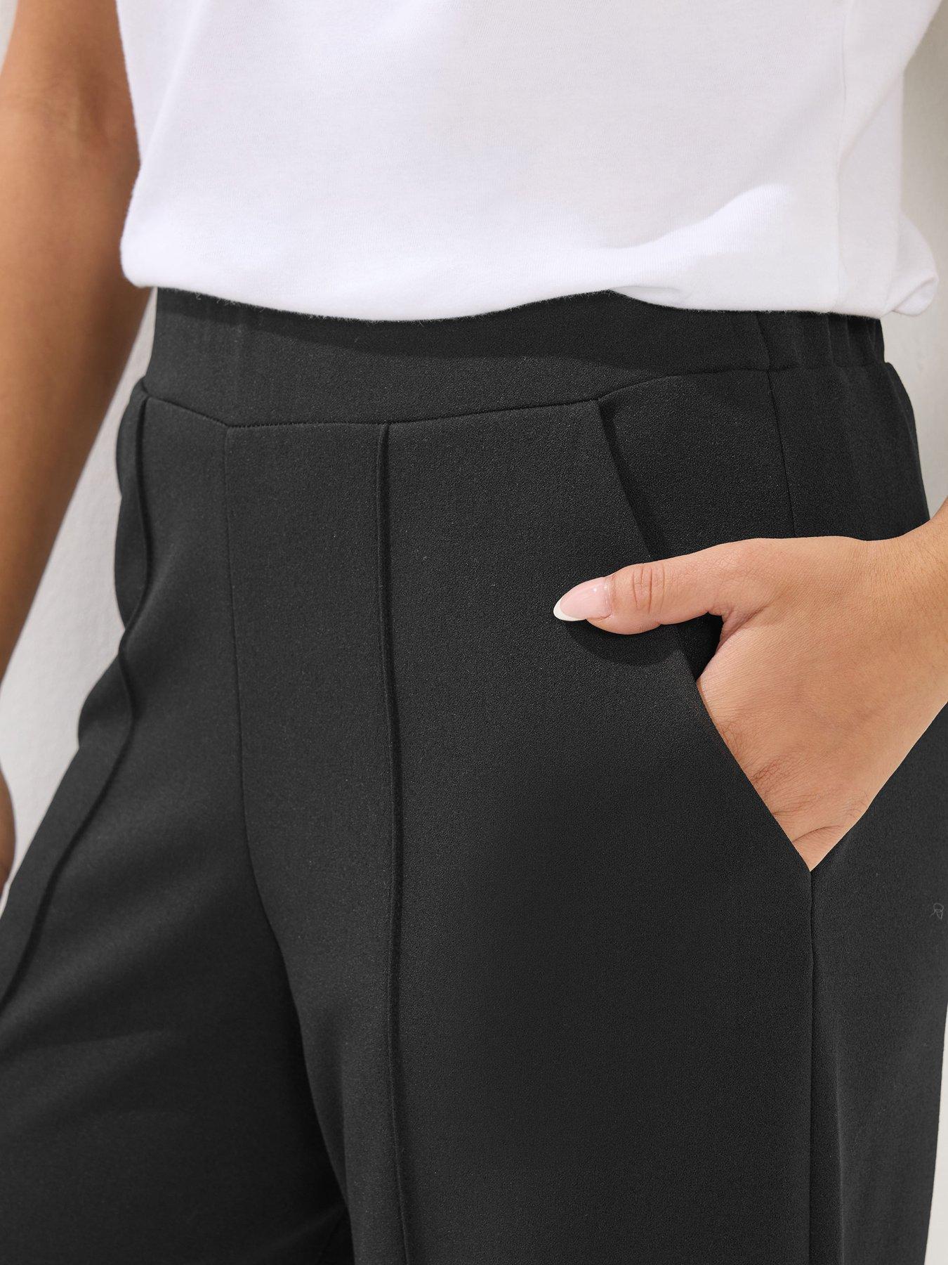 pixiegirl-petite-pintuck-scuba-trouser-blackoutfit