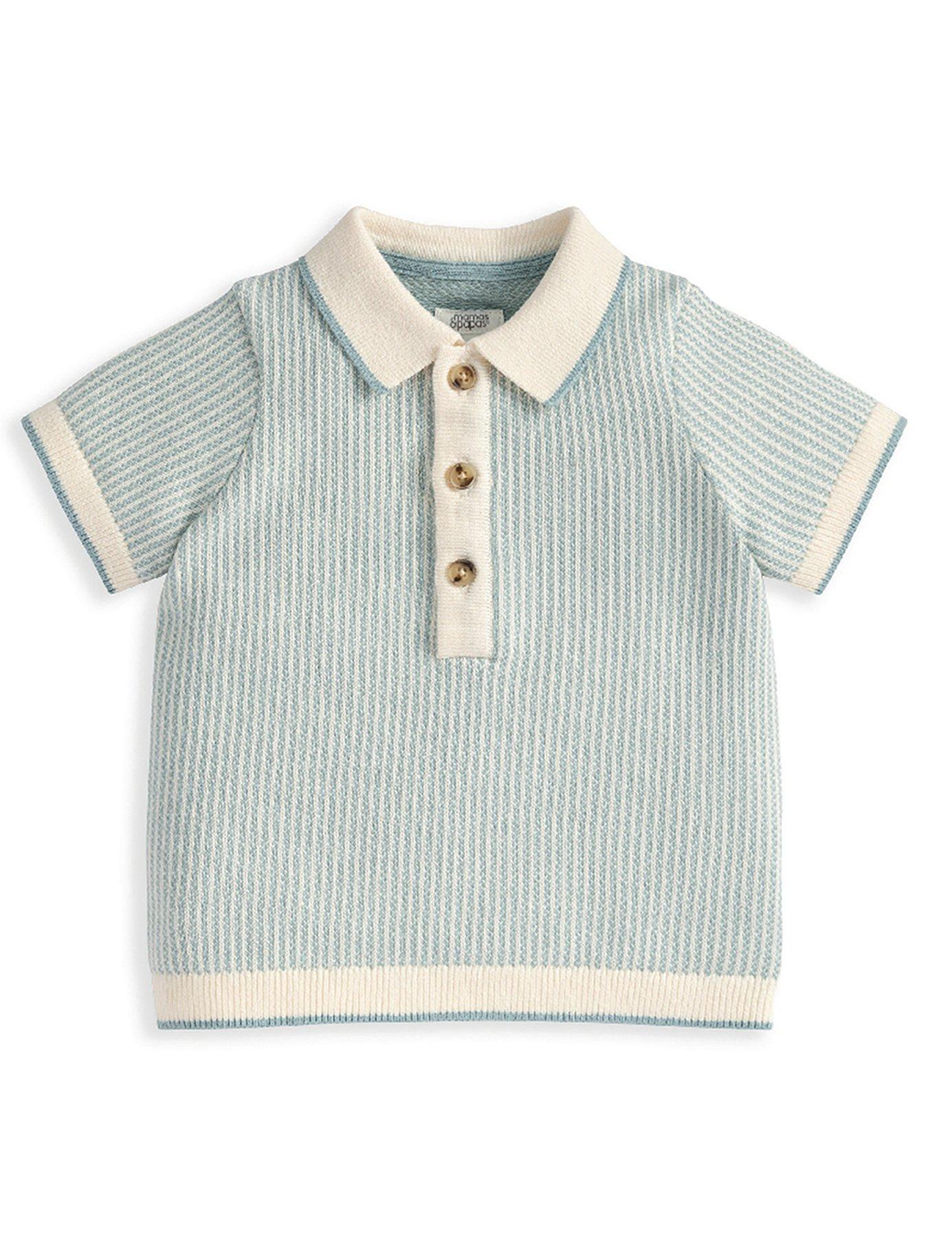 mamas-papas-baby-boys-jacquard-knitted-polo-shirt-white
