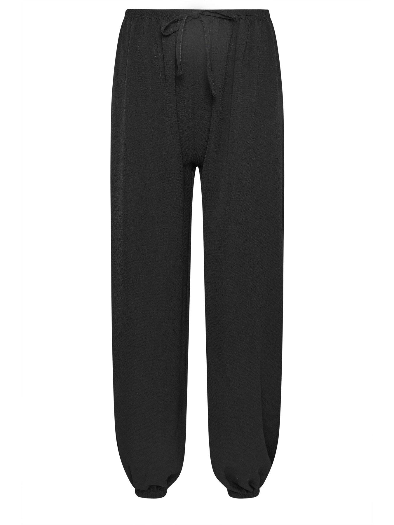 pixiegirl-petite-balloon-crepe-trouser-blackdetail