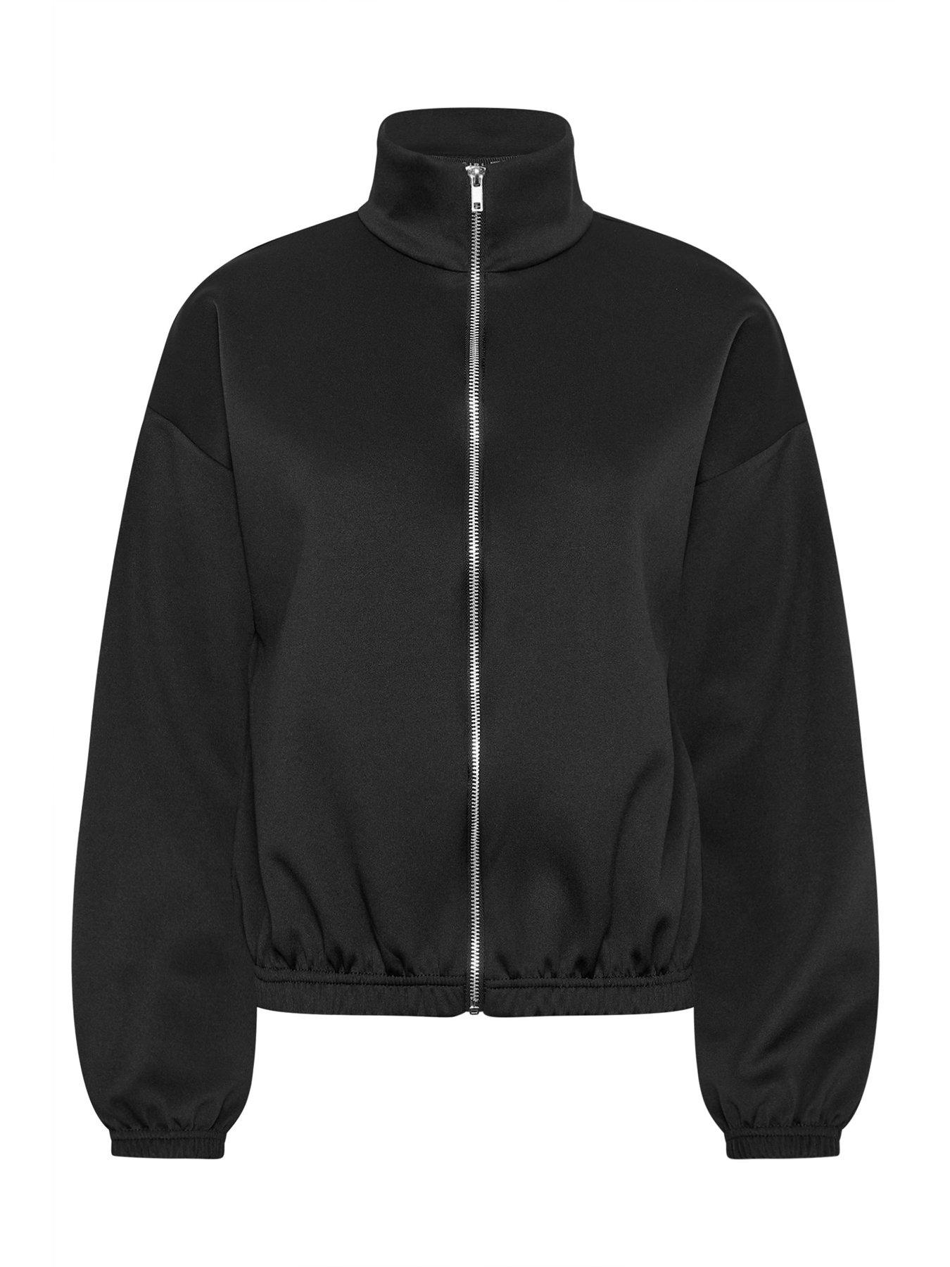 pixiegirl-petite-scuba-funnel-neck-zip-jacket-blackdetail