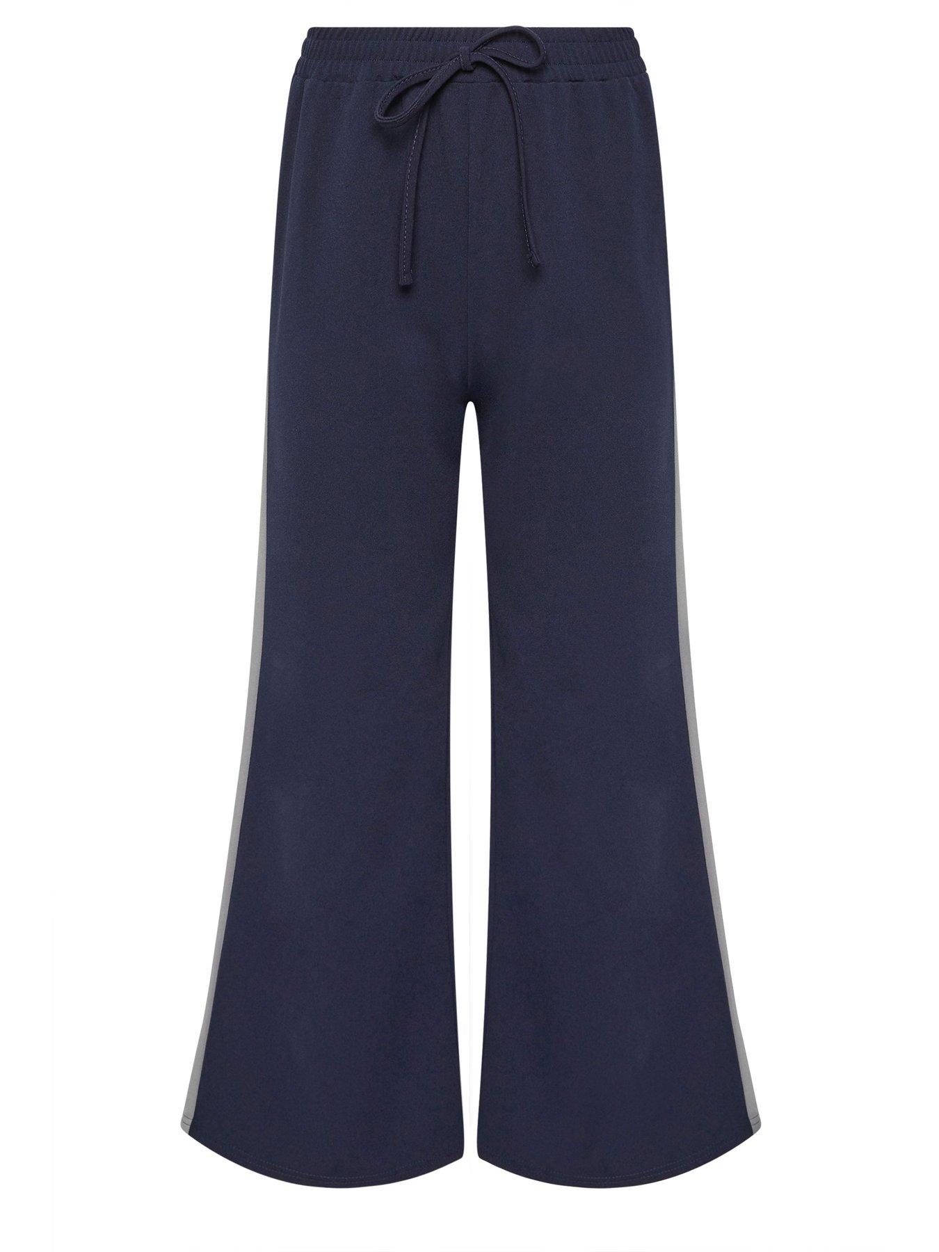 Image 5 of 5 of PixieGirl Petite Side Stripe Wide Leg Trouser