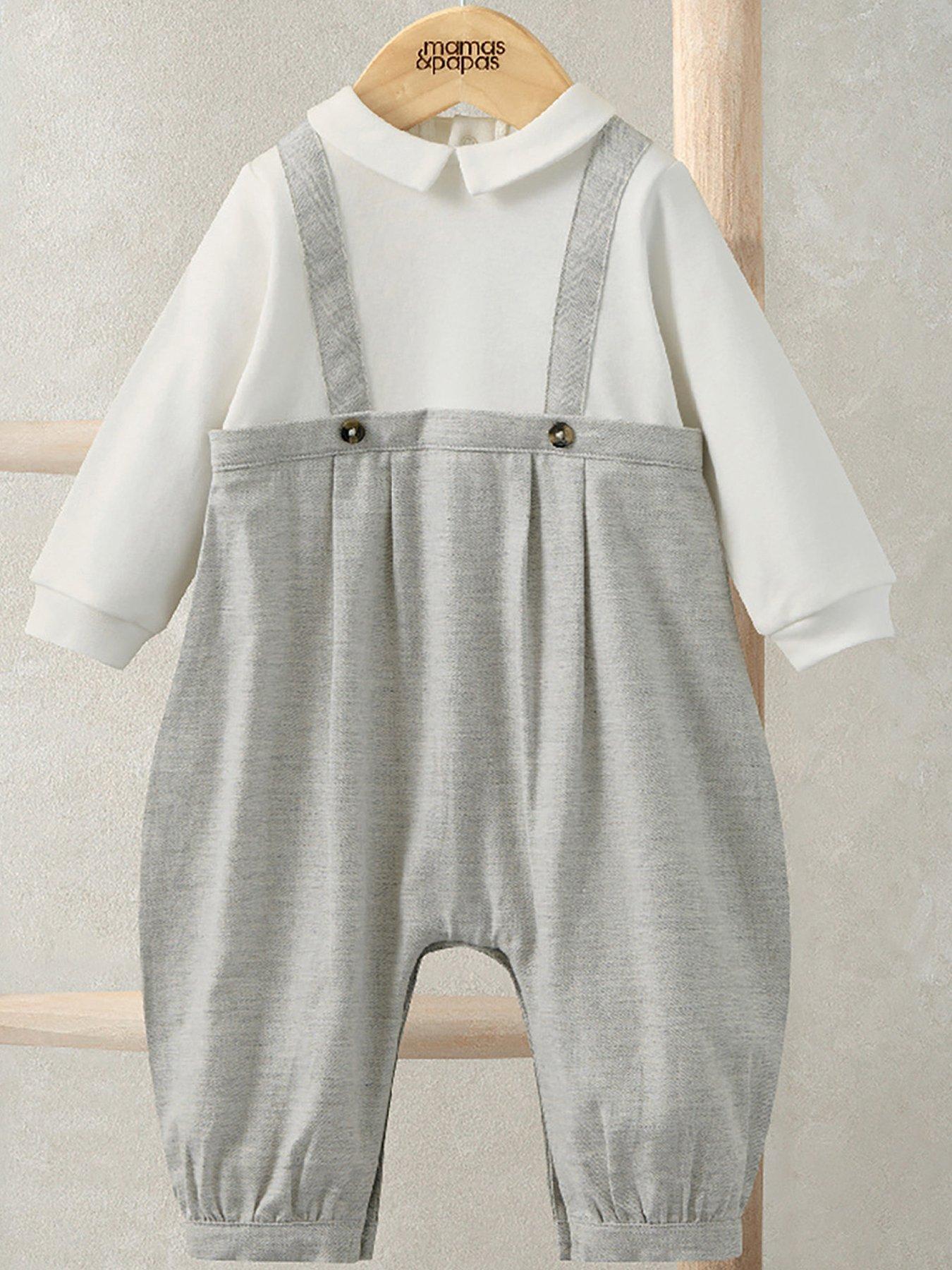 mamas-papas-baby-boys-mock-suit-romper-grey