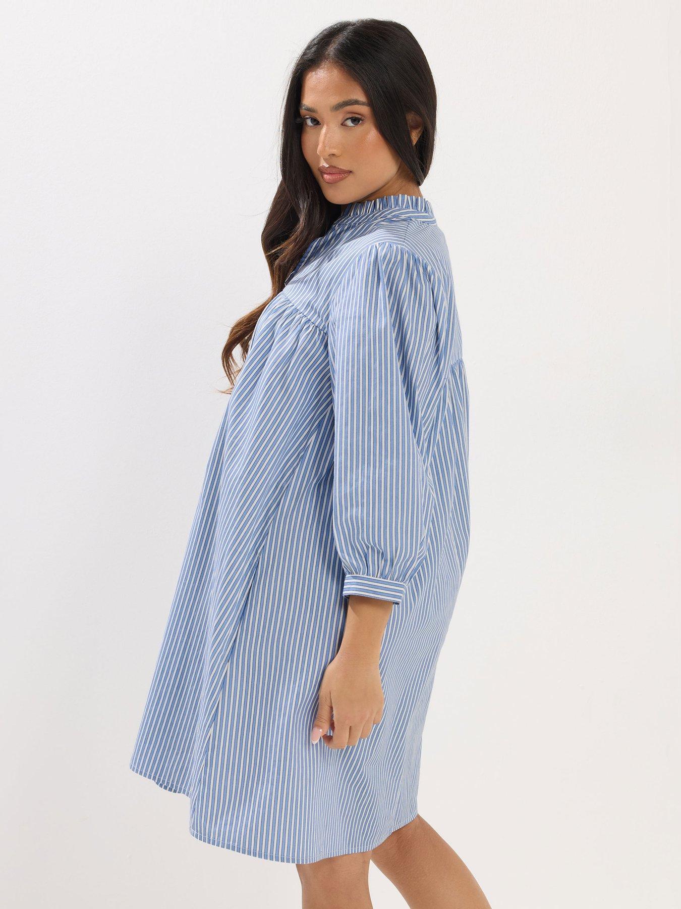 pixiegirl-petite-stripe-smock-dressstillFront