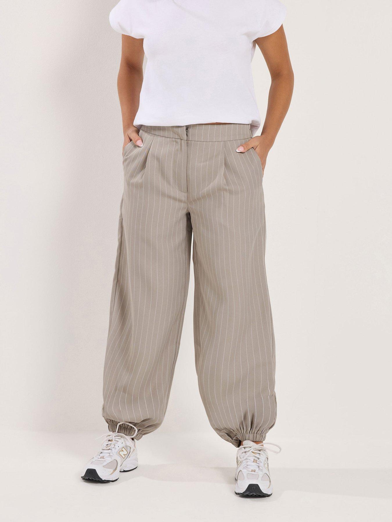 pixiegirl-petite-balloon-pinstripe-trouser-greyfront