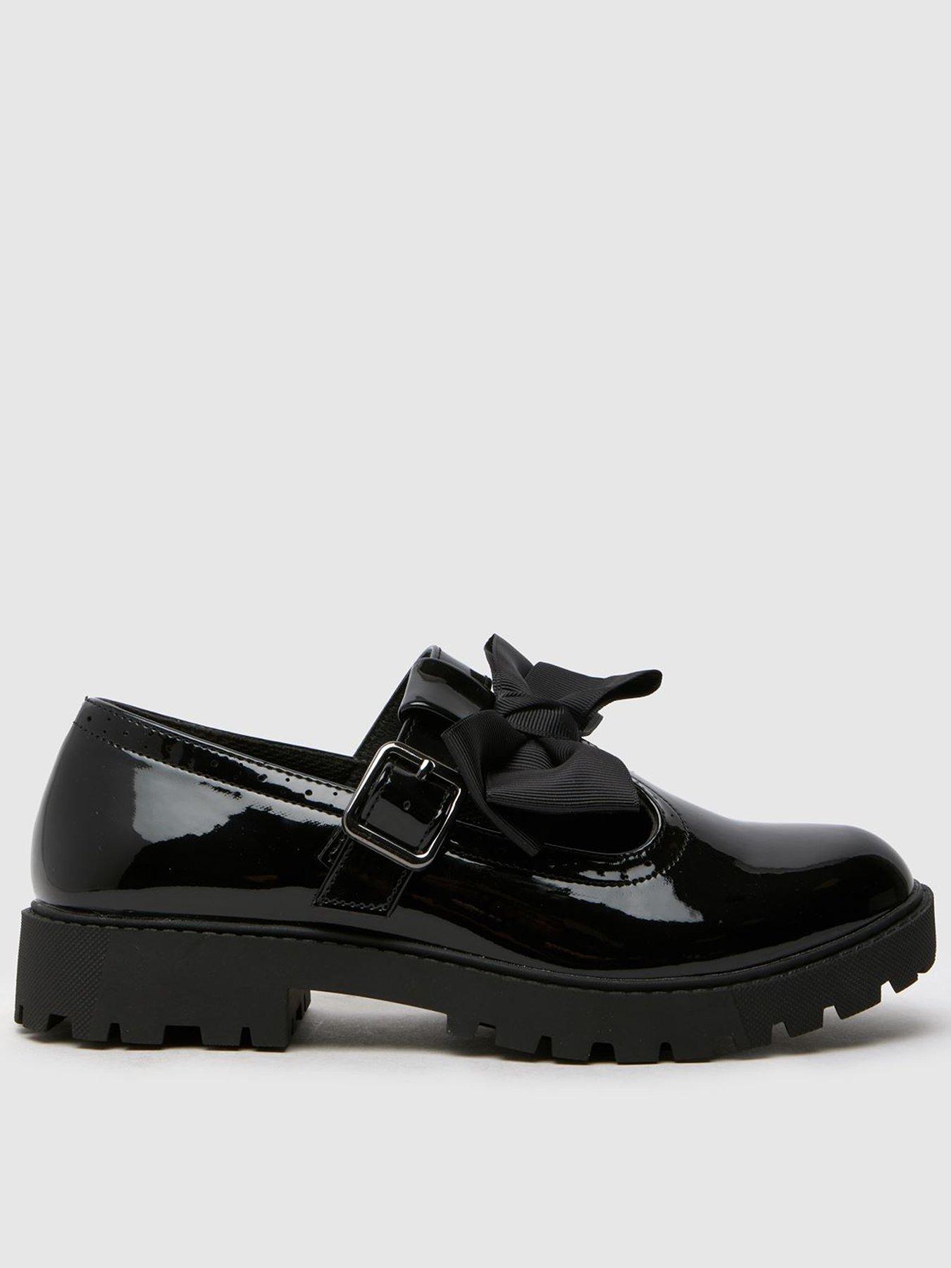 Schuh Youth Bts Lollipop Patent Bow T-Bar (Lollipop Update) - Black