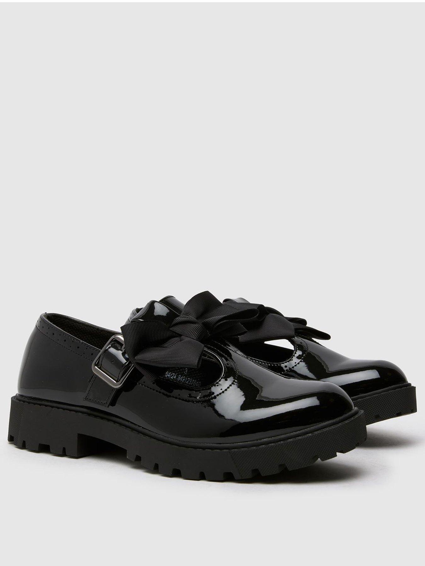 Image 2 of 4 of Schuh Youth Lollipop Patent Bow Tbar - Black