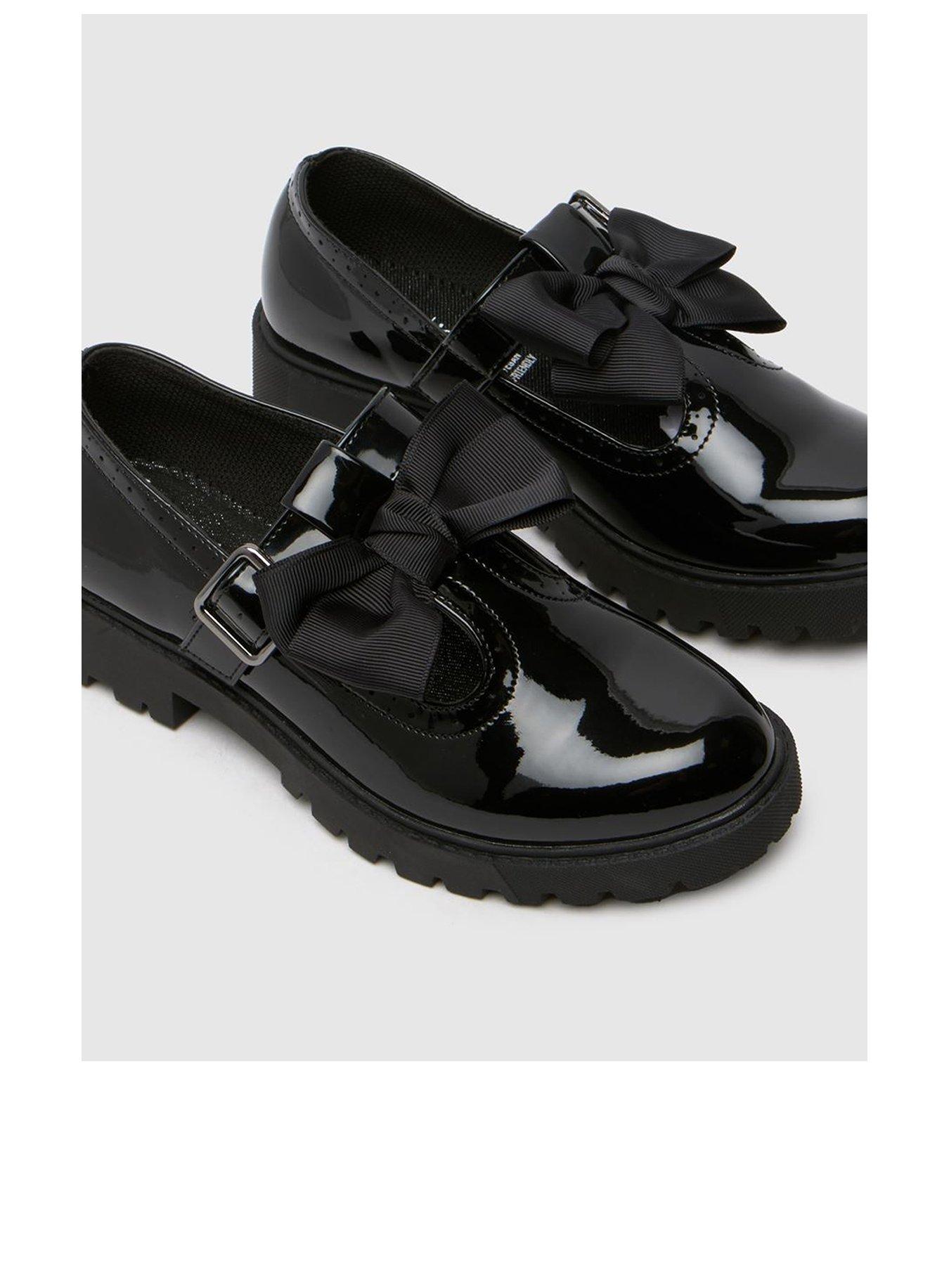 Image 3 of 4 of Schuh Youth Lollipop Patent Bow Tbar - Black