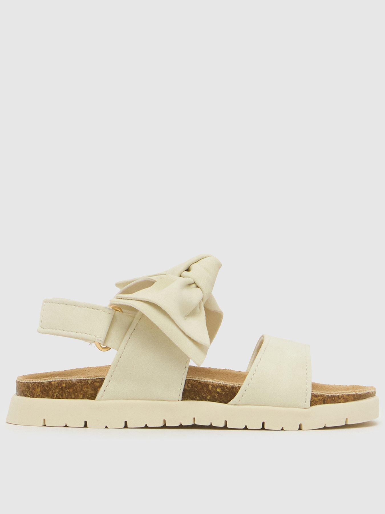 Schuh Toddler Tartan Bow Footbed Sandal