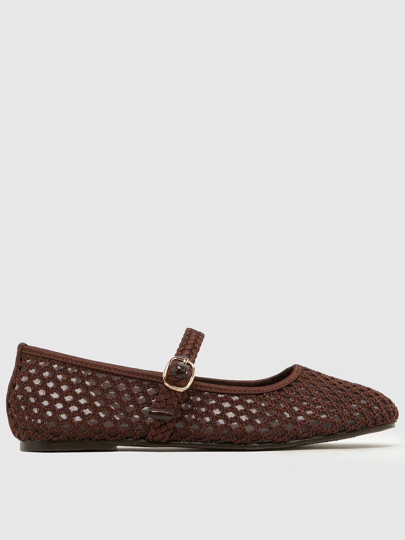 Schuh Youth Loveable Woven Ballierna - Brown