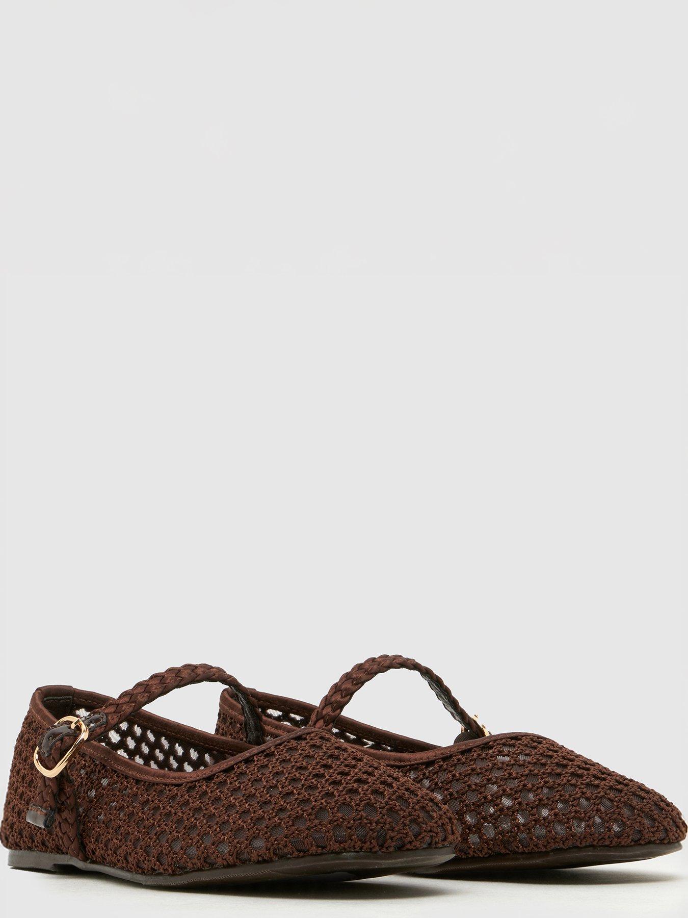 Image 4 of 4 of Schuh Junior Loveable Woven Ballierna - Brown
