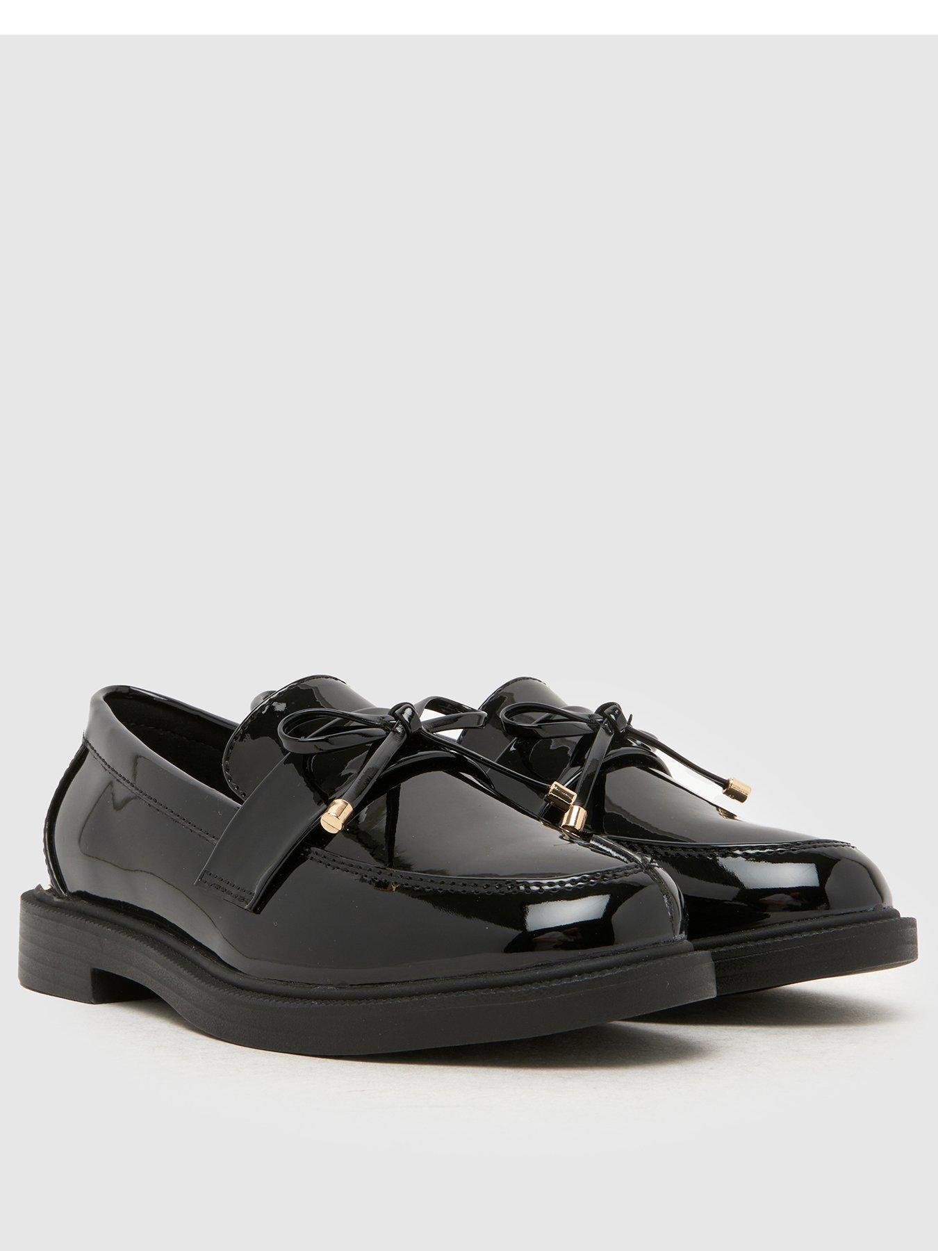 Image 2 of 4 of Schuh Junior Liking Tassel Bow Loafer - Black