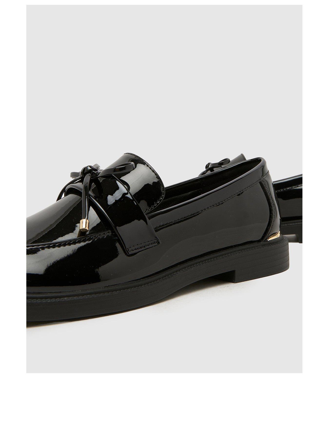 Image 2 of 4 of Schuh Youth Liking Tassel Bow Loafer - Black