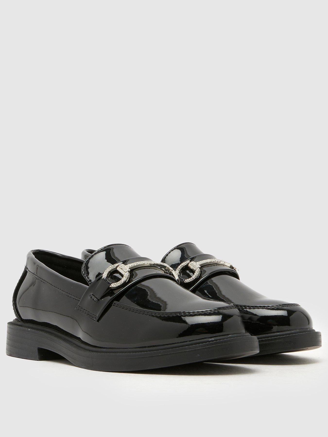 schuh-junior-bts-laura-embellished-snaffle-loafer-blackstillFront