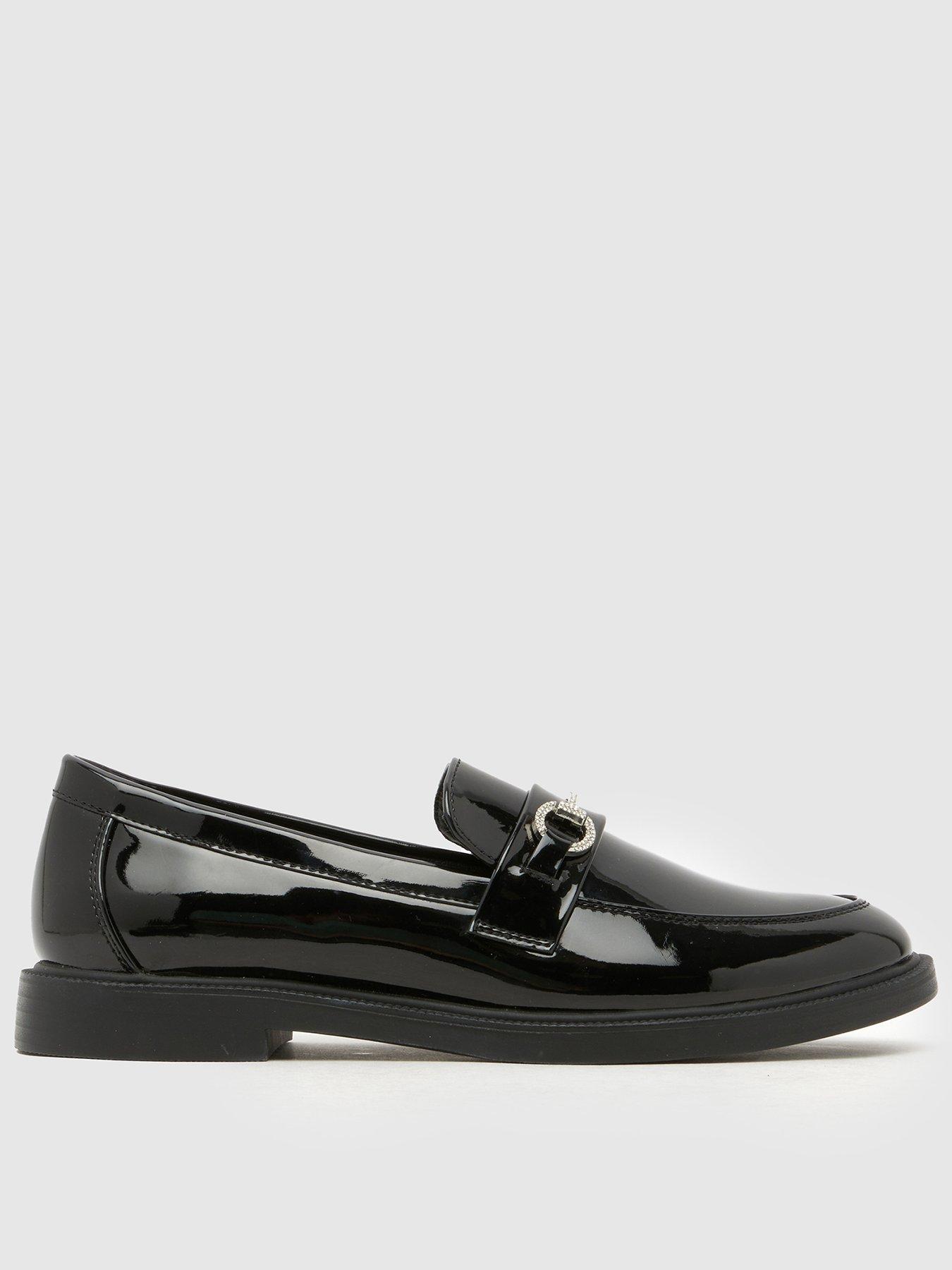 Schuh Youth Bts Laura Embellished Snaffle Loafer - Black