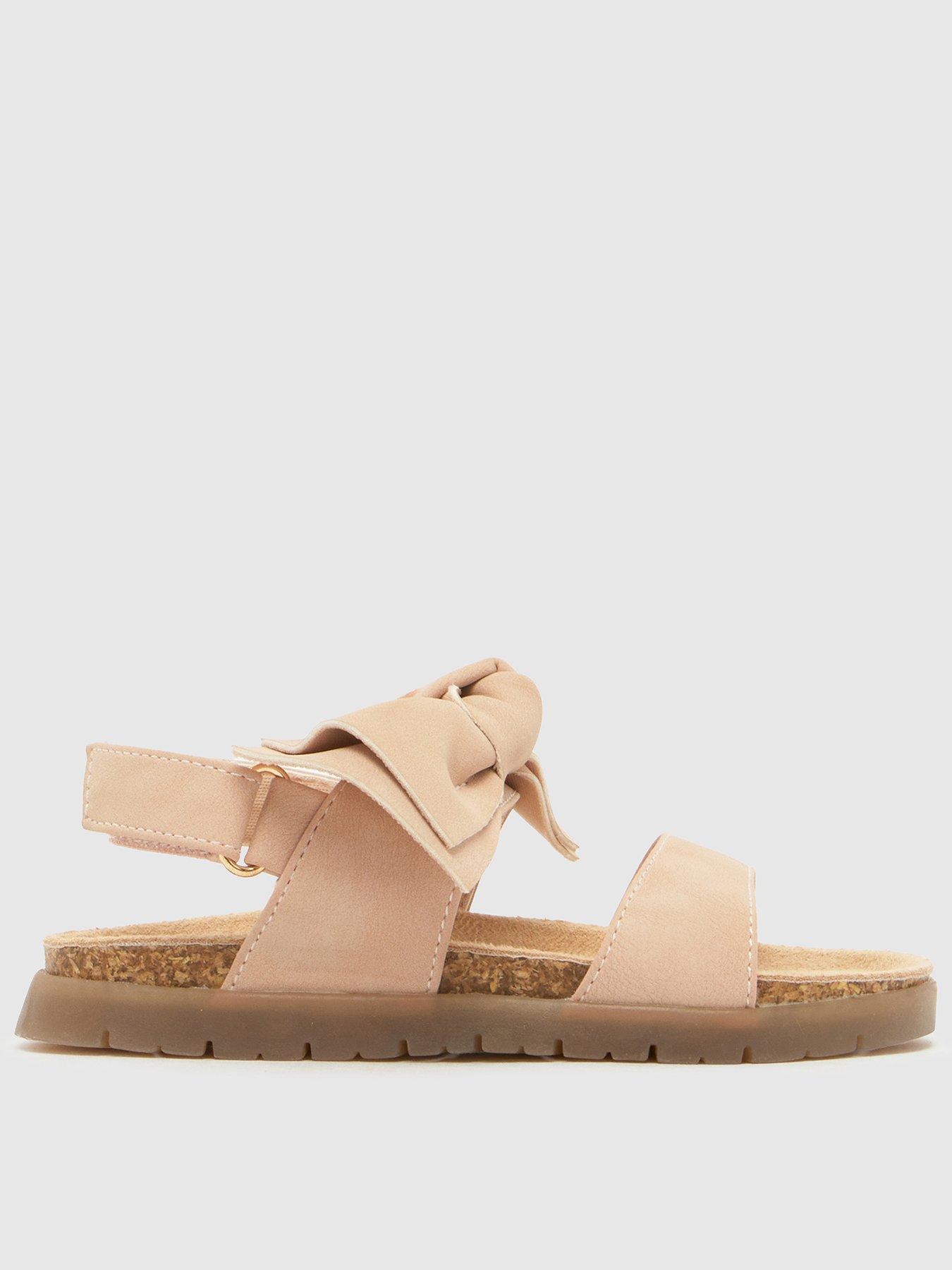 schuh-toddler-tartan-bow-footbed-sandalfront