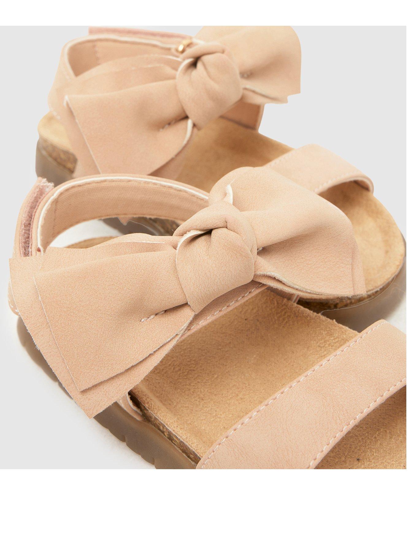 schuh-toddler-tartan-bow-footbed-sandalstillFront