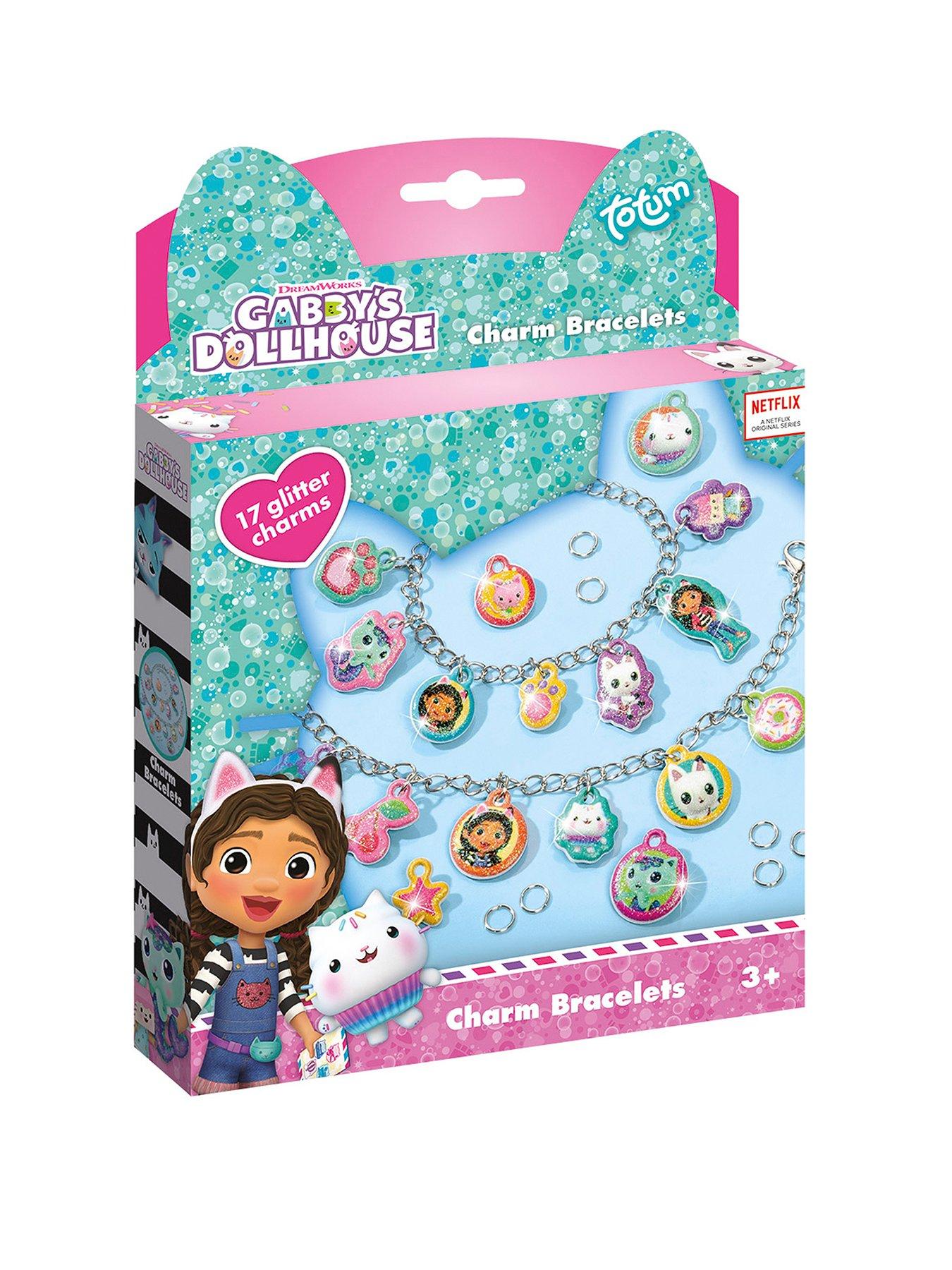 Image 1 of 7 of Gabby's Dollhouse Glitter Charm Bracelets