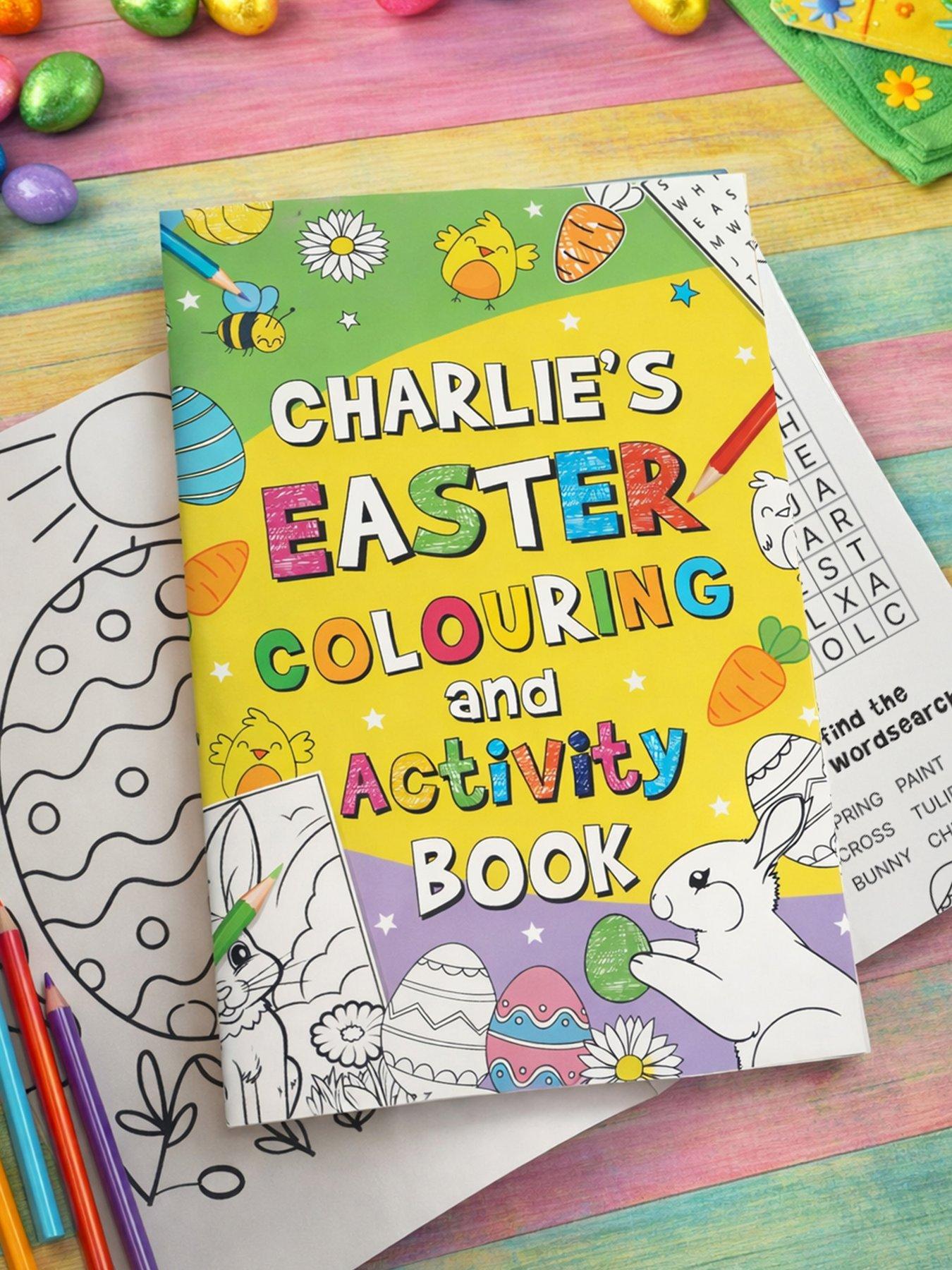 Image 1 of 3 of The Personalised Memento Company Personalised Easter Activity Book