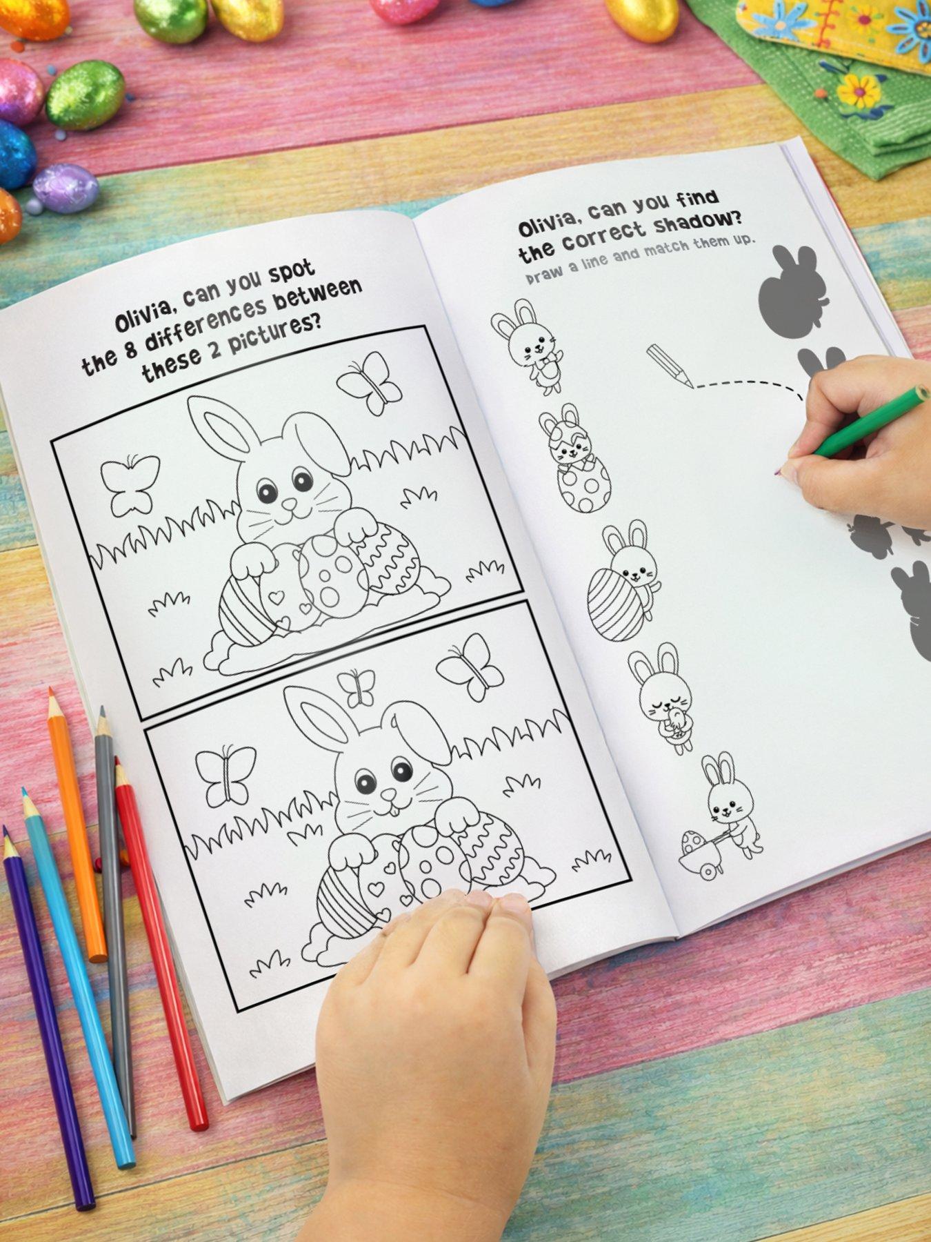 Image 2 of 3 of The Personalised Memento Company Personalised Easter Activity Book