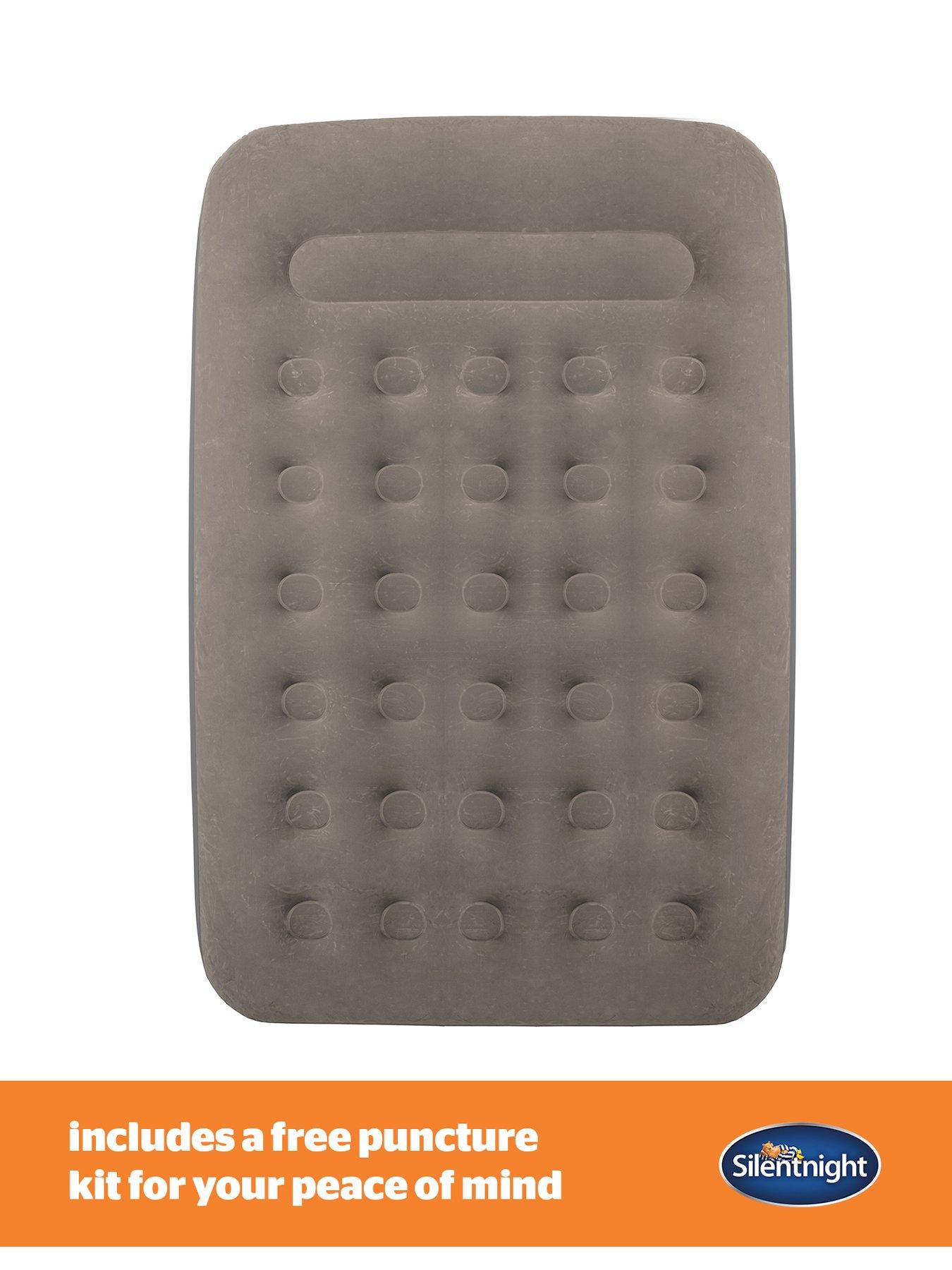 Image 6 of 7 of Silentnight Camping Collection Flock Double&nbsp;Airbed&nbsp;with Electric Pump&nbsp;- Grey