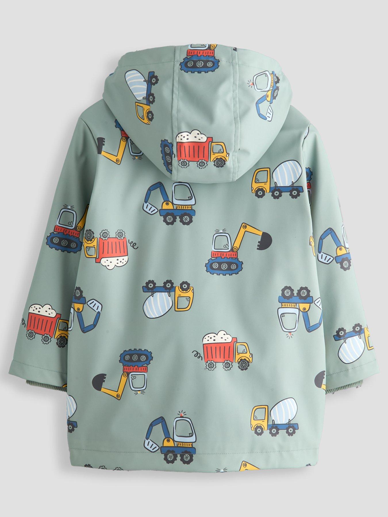 Image 2 of 6 of The Very Collection Boys Fleece Lined Printed Rainmac (9 months - 7 years) - Multi