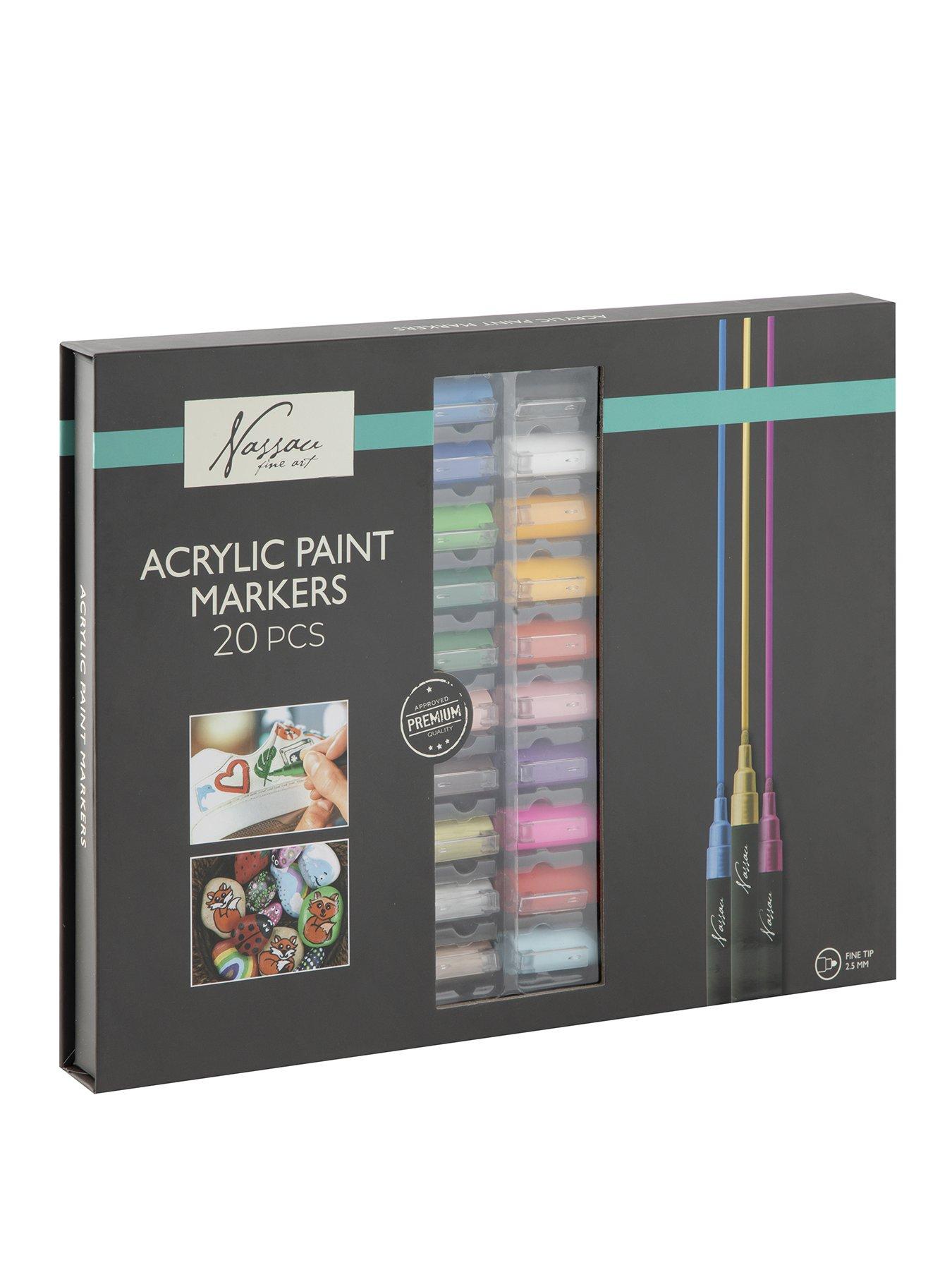Image 1 of 3 of Acrylic marker set, 20 pcs in FC window box