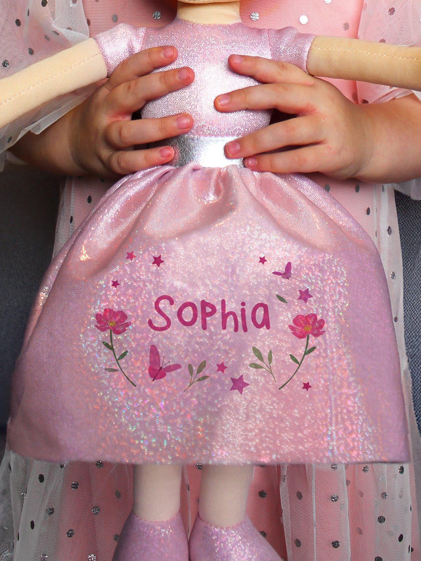 Image 3 of 4 of The Personalised Memento Company Personalised Princess Rag Doll