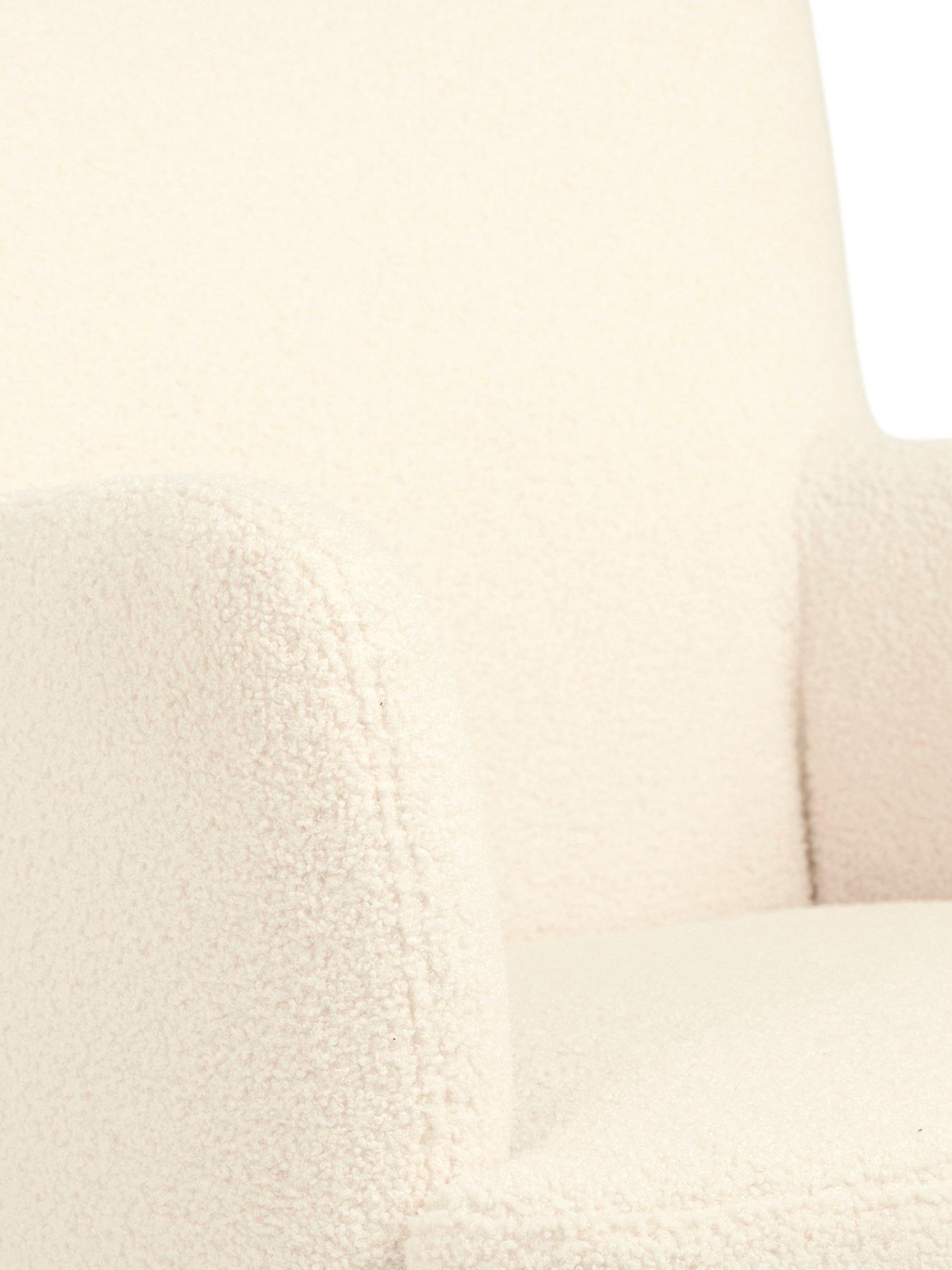 Image 4 of 6 of Mamas & Papas Elwood Nursing Chair &amp; Stool - Off White