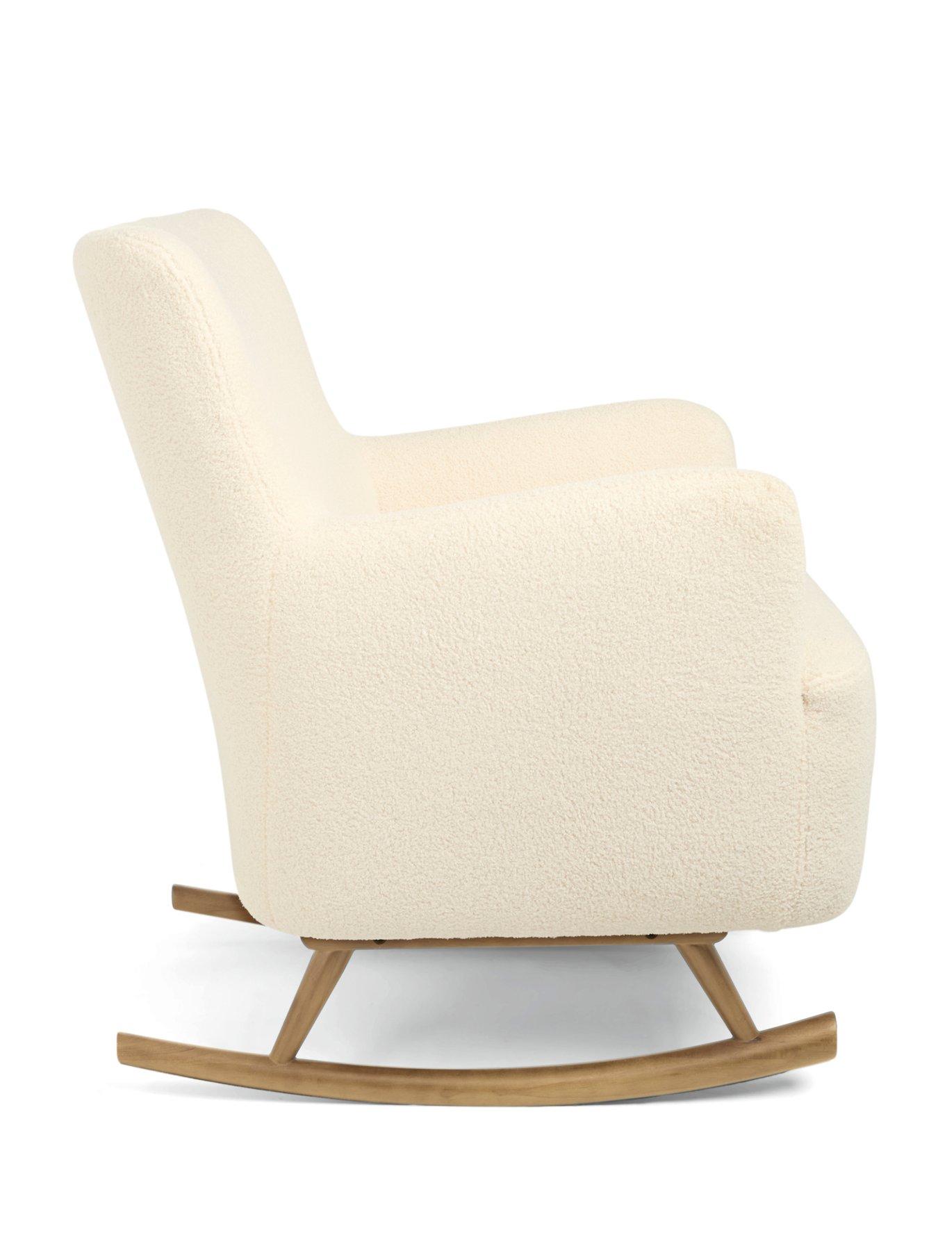 Image 5 of 6 of Mamas & Papas Elwood Nursing Chair &amp; Stool - Off White