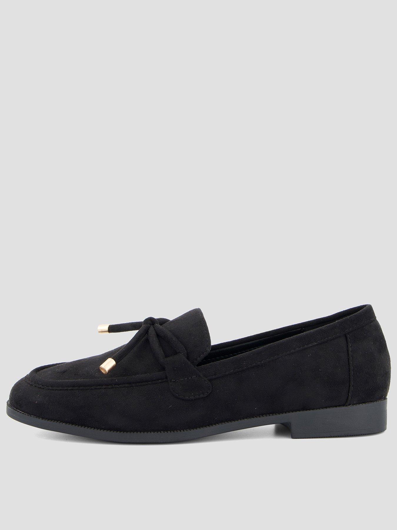 The Very Collection Wide Fit Loafers - Black