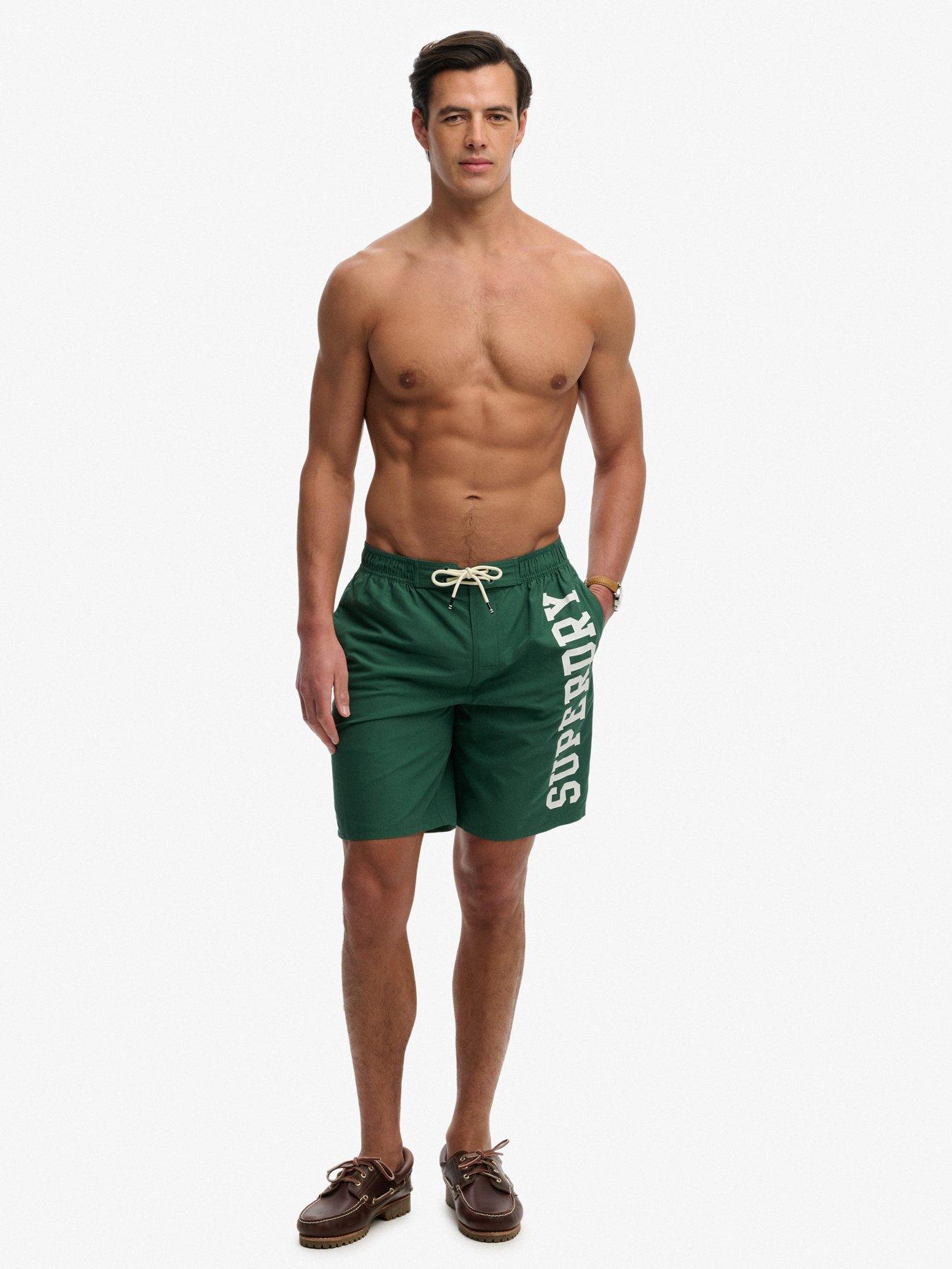 Image 3 of 7 of Superdry Superdry Logo 19-Inch Boardshorts - Green