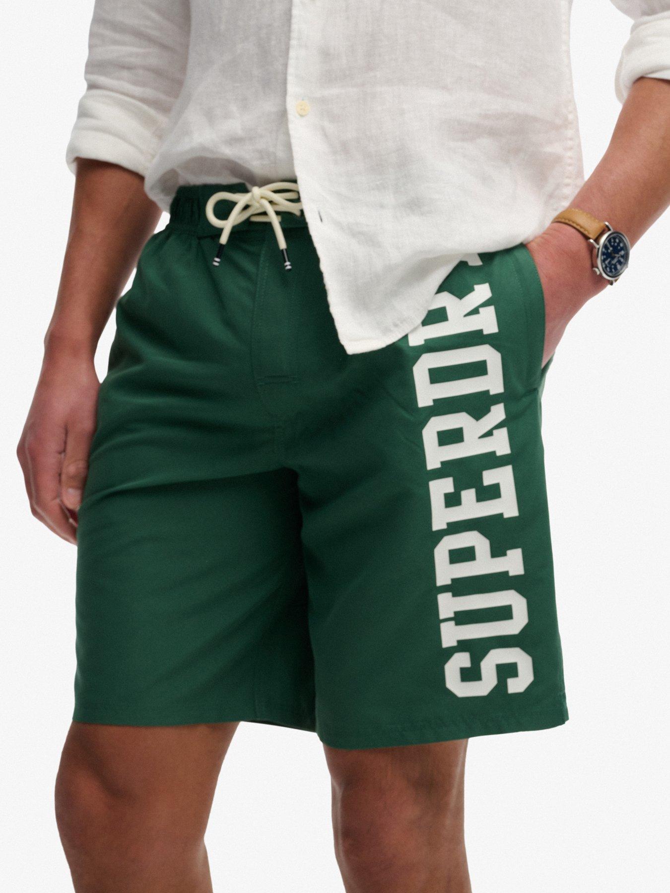 Image 5 of 7 of Superdry Superdry Logo 19-Inch Boardshorts - Green