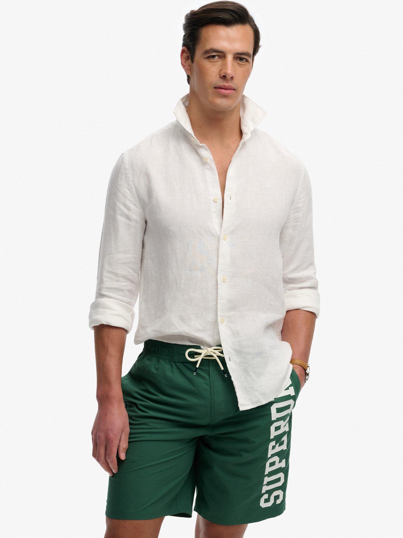 Image 6 of 7 of Superdry Superdry Logo 19-Inch Boardshorts - Green